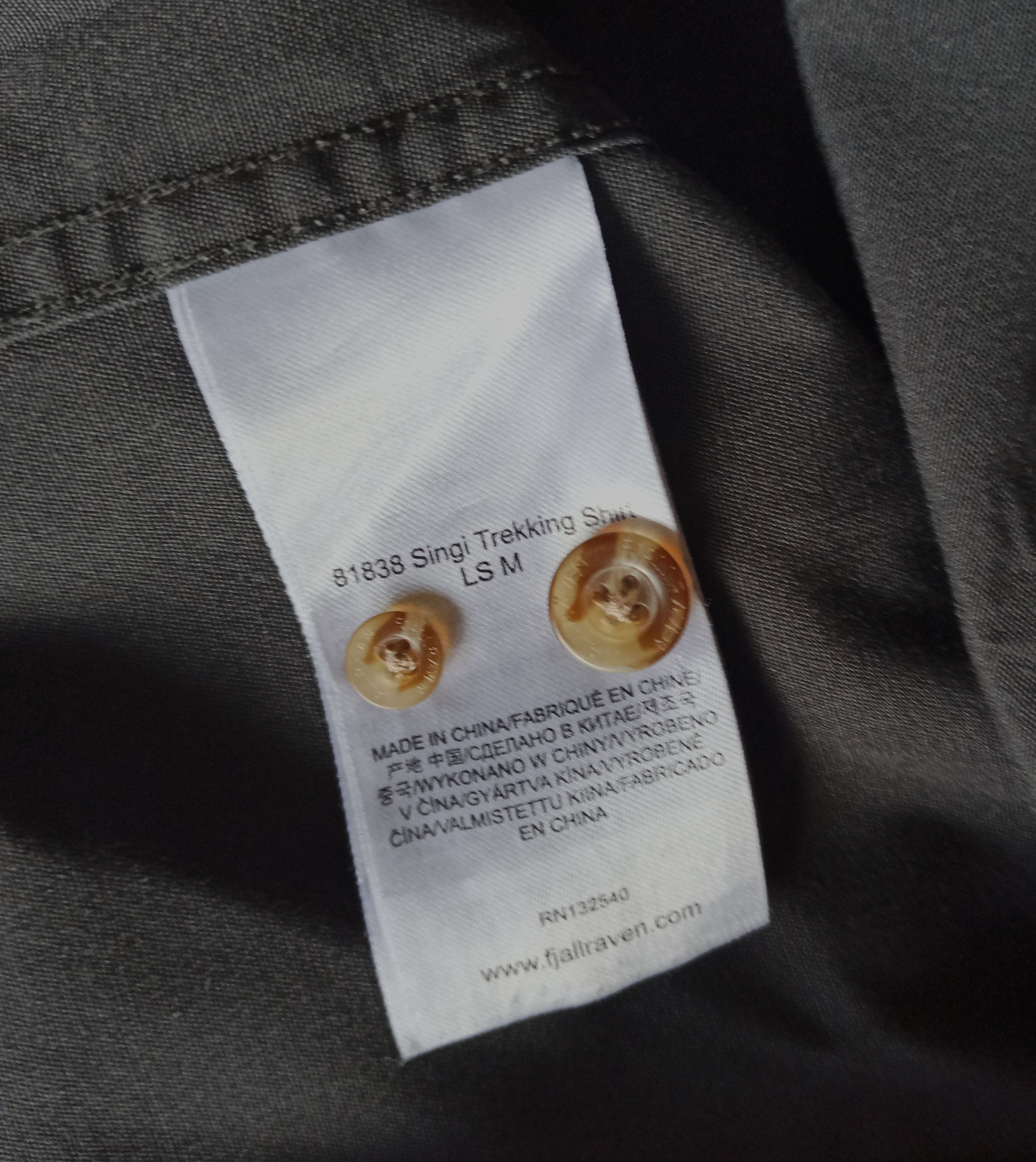 Fjallraven Fjallraven trekking shirt, size XL Size US XL / EU 56 / 4 - 6 Thumbnail