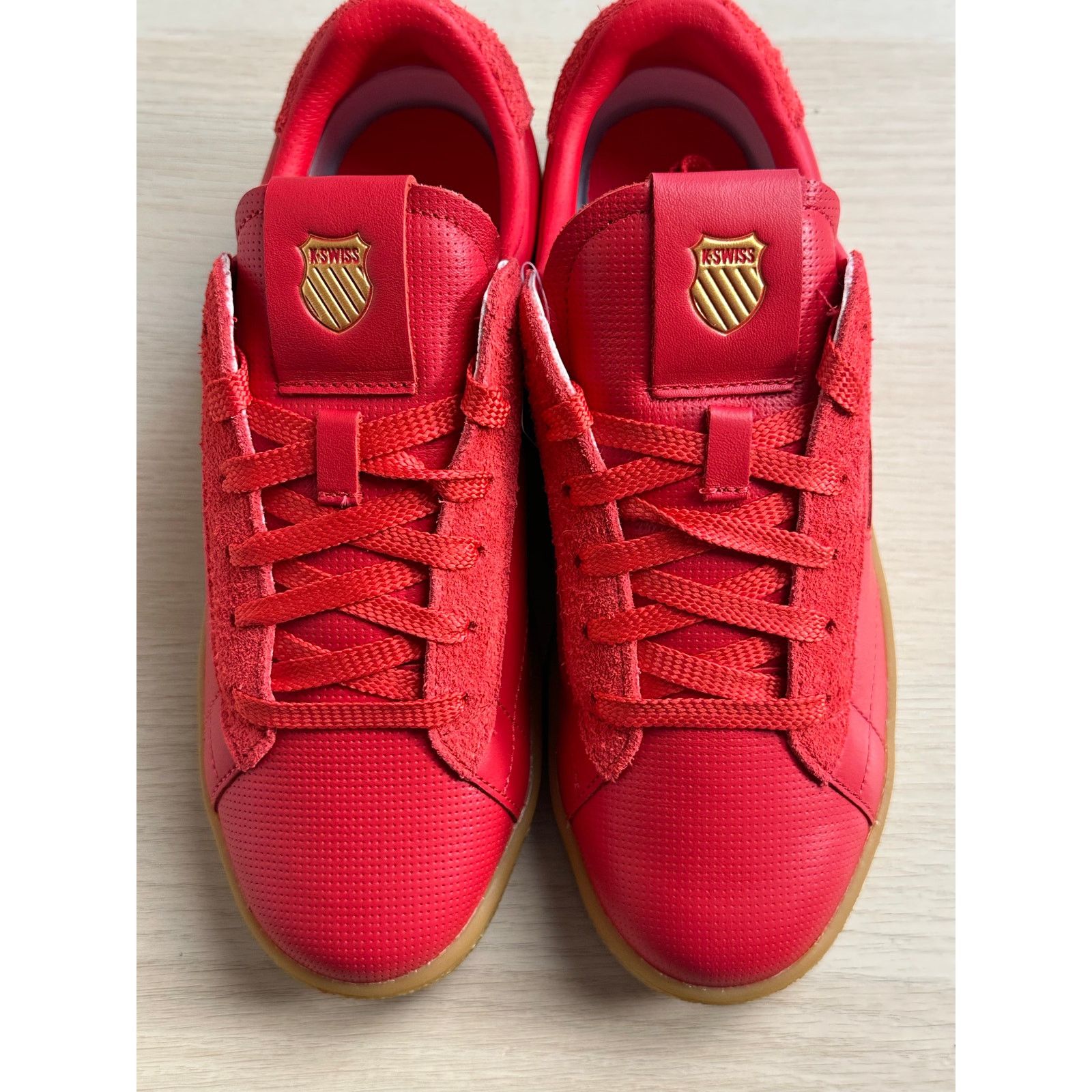 K-Swiss K-Swiss x Anwar Carrots Slamm Klub Red Sneaker - Size 7.5M Size US 7.5 / EU 40-41 - 2 Thumbnail