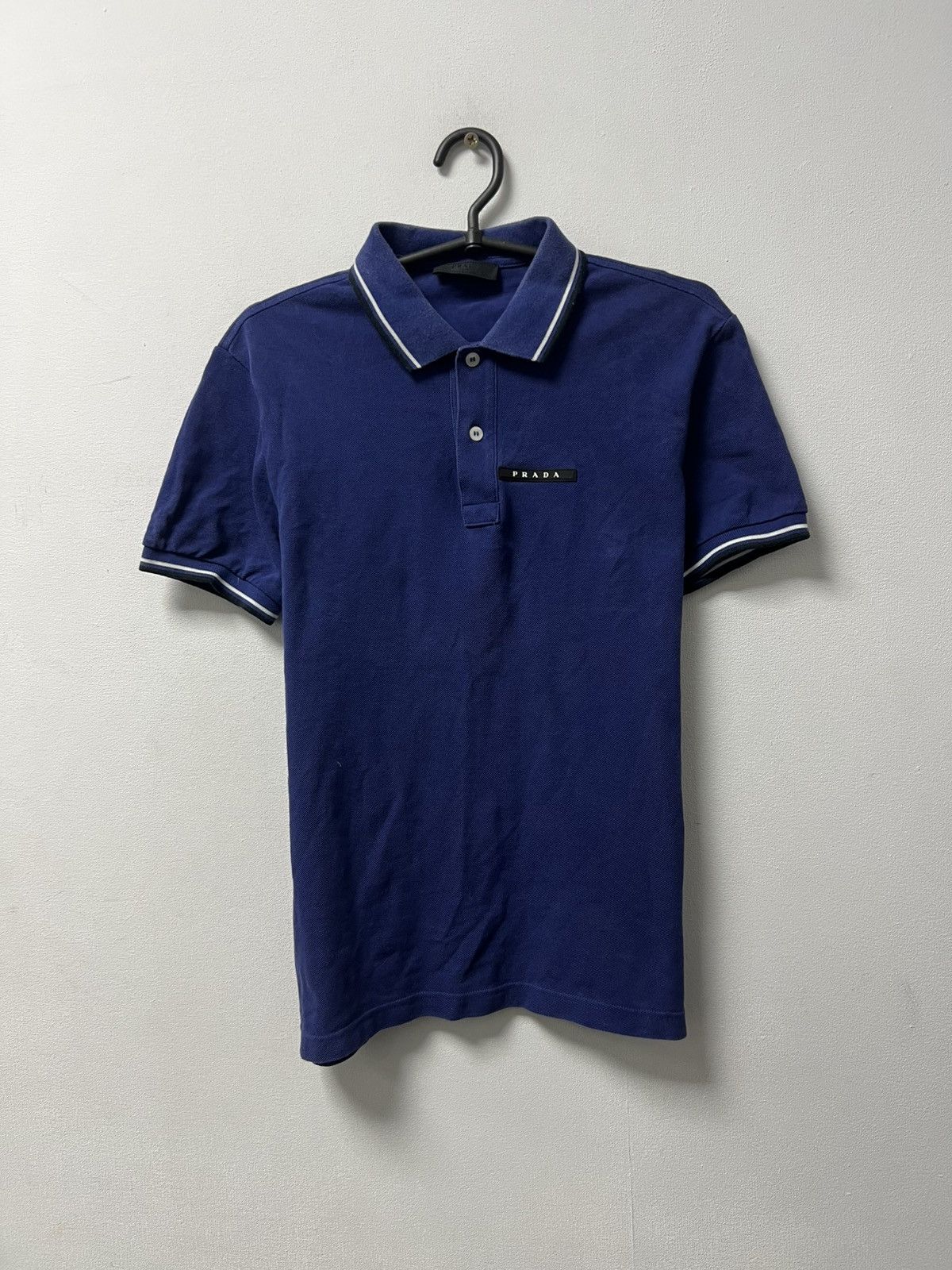 Prada Prada Polo T-Shirt Red Tab Size US S / EU 44-46 / 1 - 1 Thumbnail