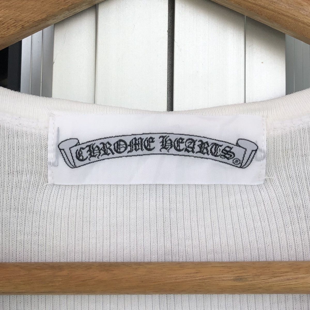 Chrome Hearts Chrome Hearts Discontinued Gunze White Short Sleeve Size US S / EU 44-46 / 1 - 6 Thumbnail