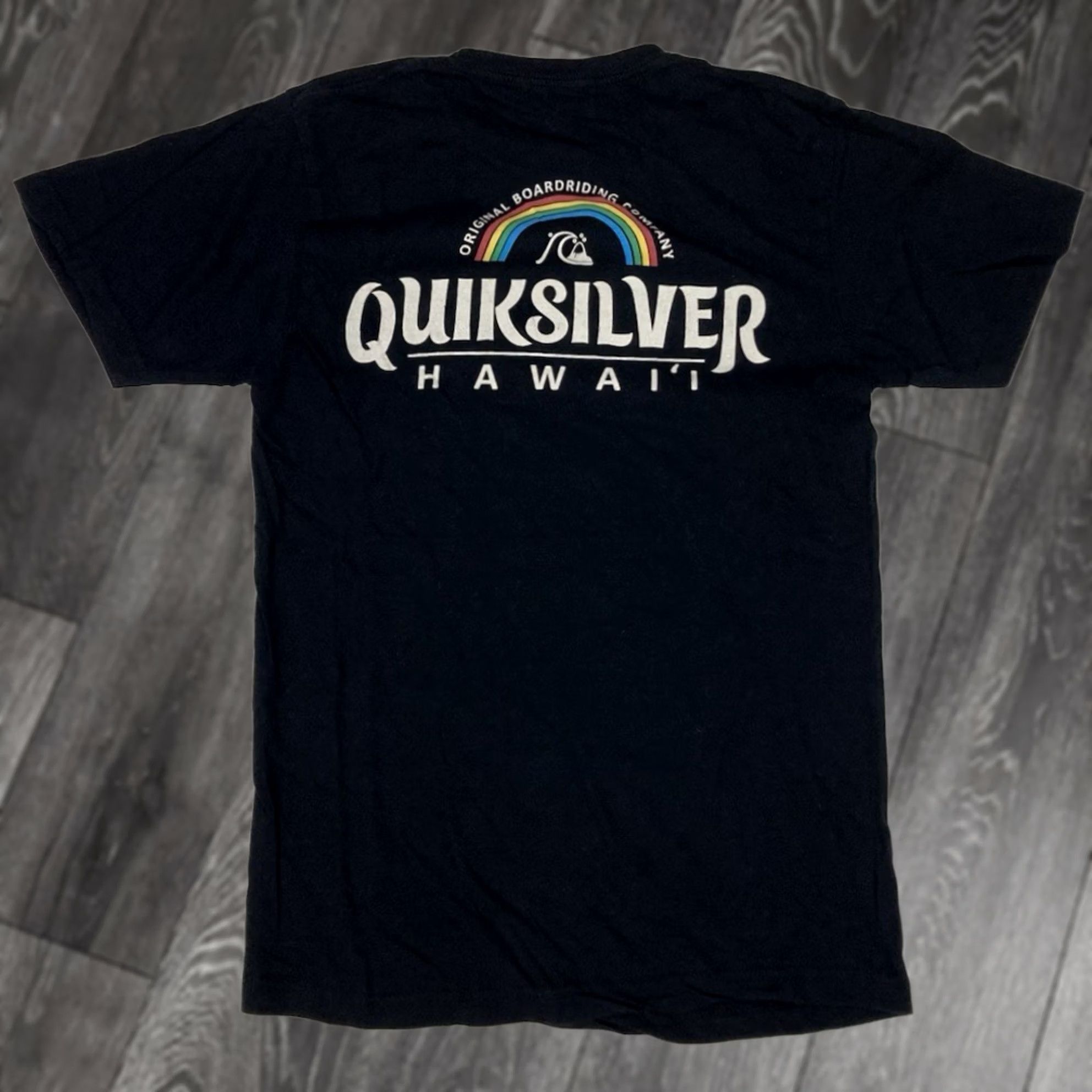 Quiksilver Quiksilver Hawaii Graphic T-shirt Men Small Black Short Sleeve Size US S / EU 44-46 / 1 - 1 Thumbnail