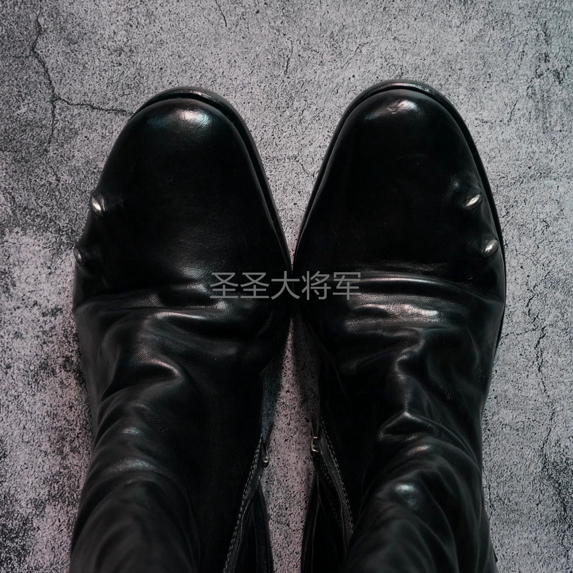 Carol Christian Poell CCP 2687P Black Horsehide Cutout Boots Size US 6 / EU 39 - 8 Thumbnail