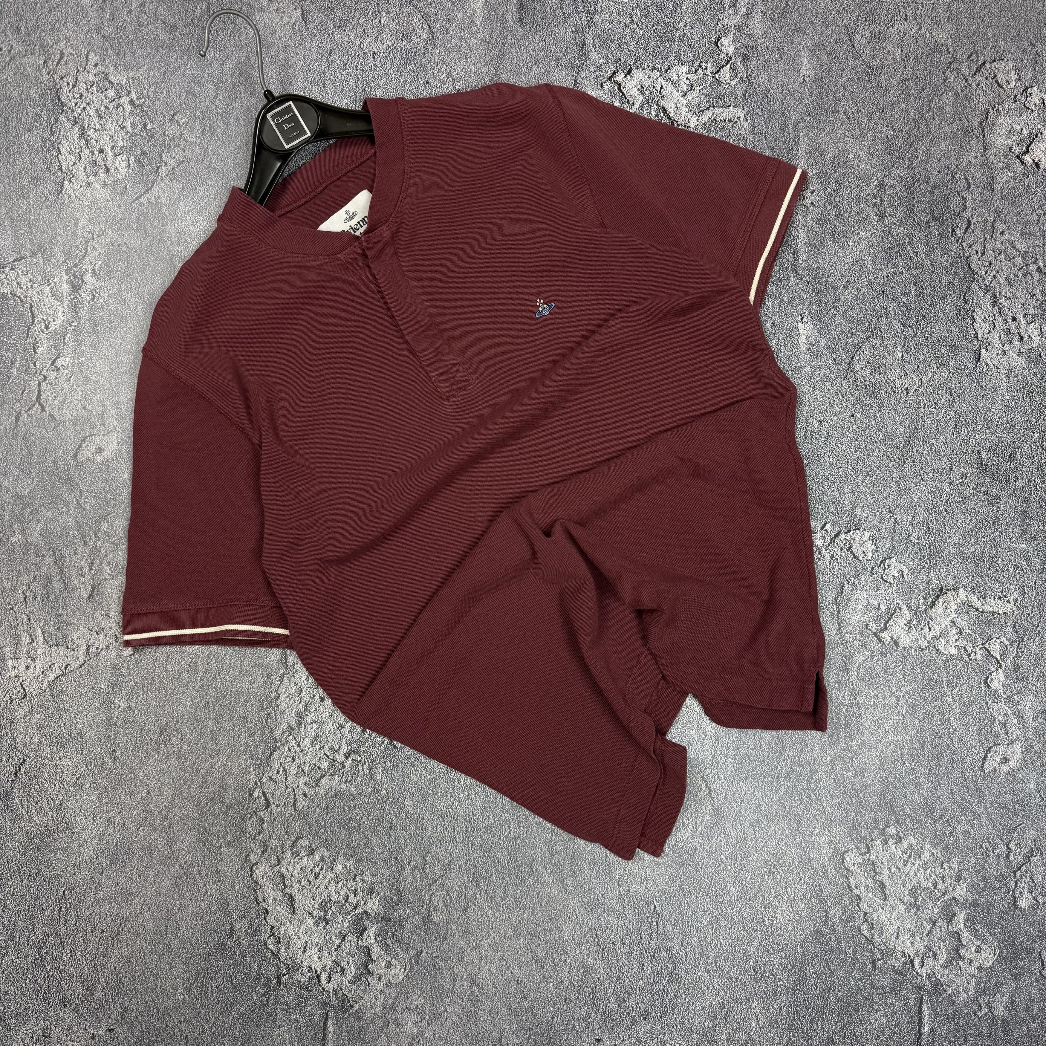 Vivienne Westwood Polo Logo T-shirt Burgundy