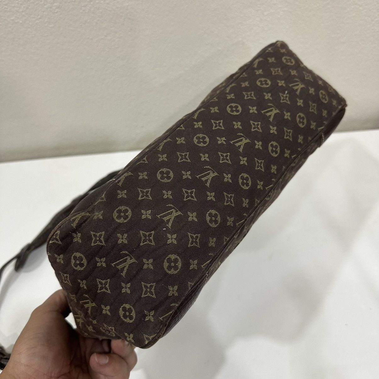 Louis Vuitton ‼️LASTDROP‼️ LOUIS VUITTON MINI LIN BOULOGNE SHOULDER HOBO BAG Size ONE SIZE - 7 Thumbnail