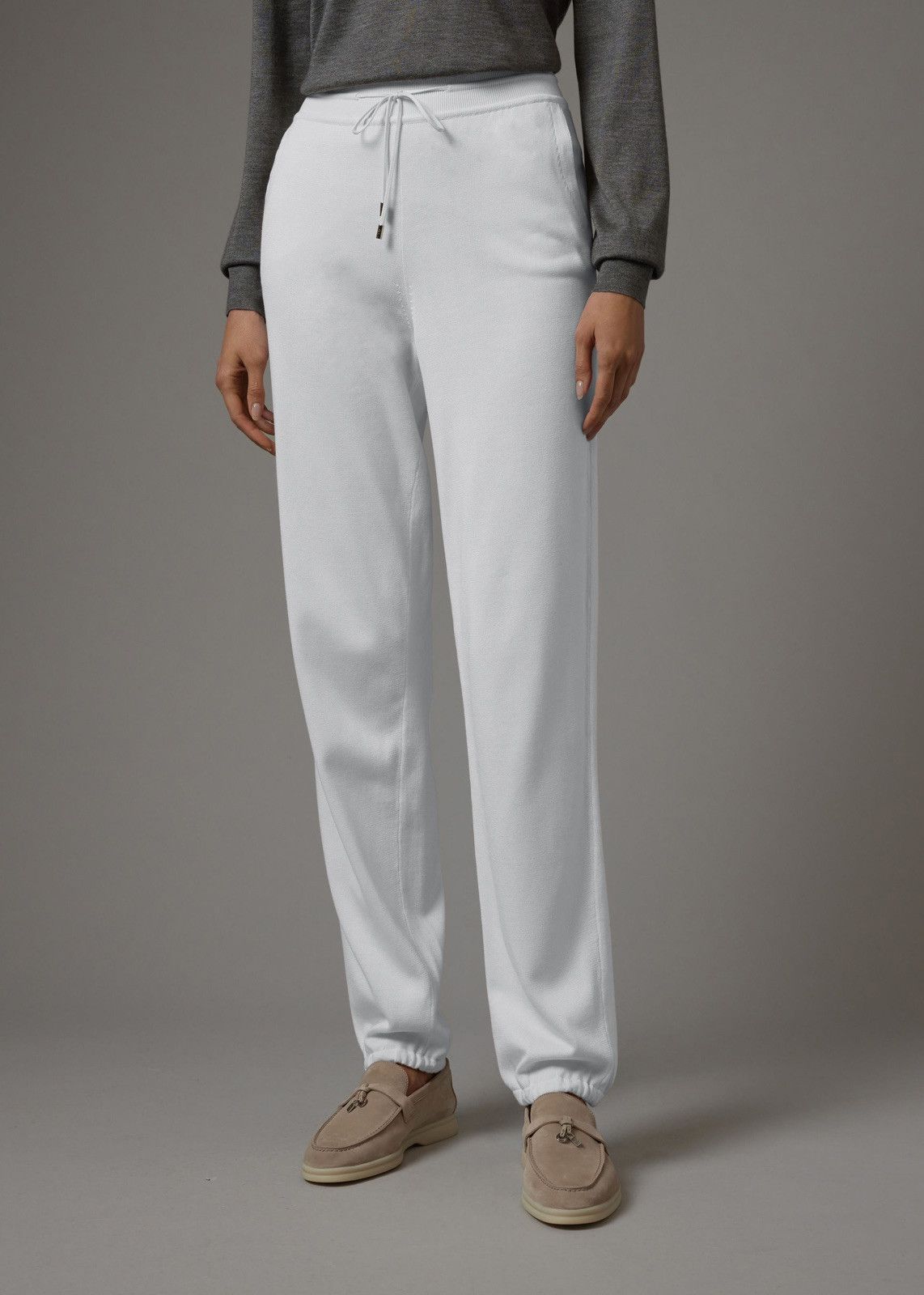 Loro Piana o1srvl11e0424 Trouser in White Size 28" / US 6 / IT 42 - 2 Thumbnail