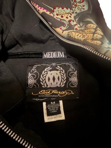 Ed Hardy Vintage Ed Hardy Rhinestone hoodie Size US M / EU 48-50 / 2 - 5 Thumbnail