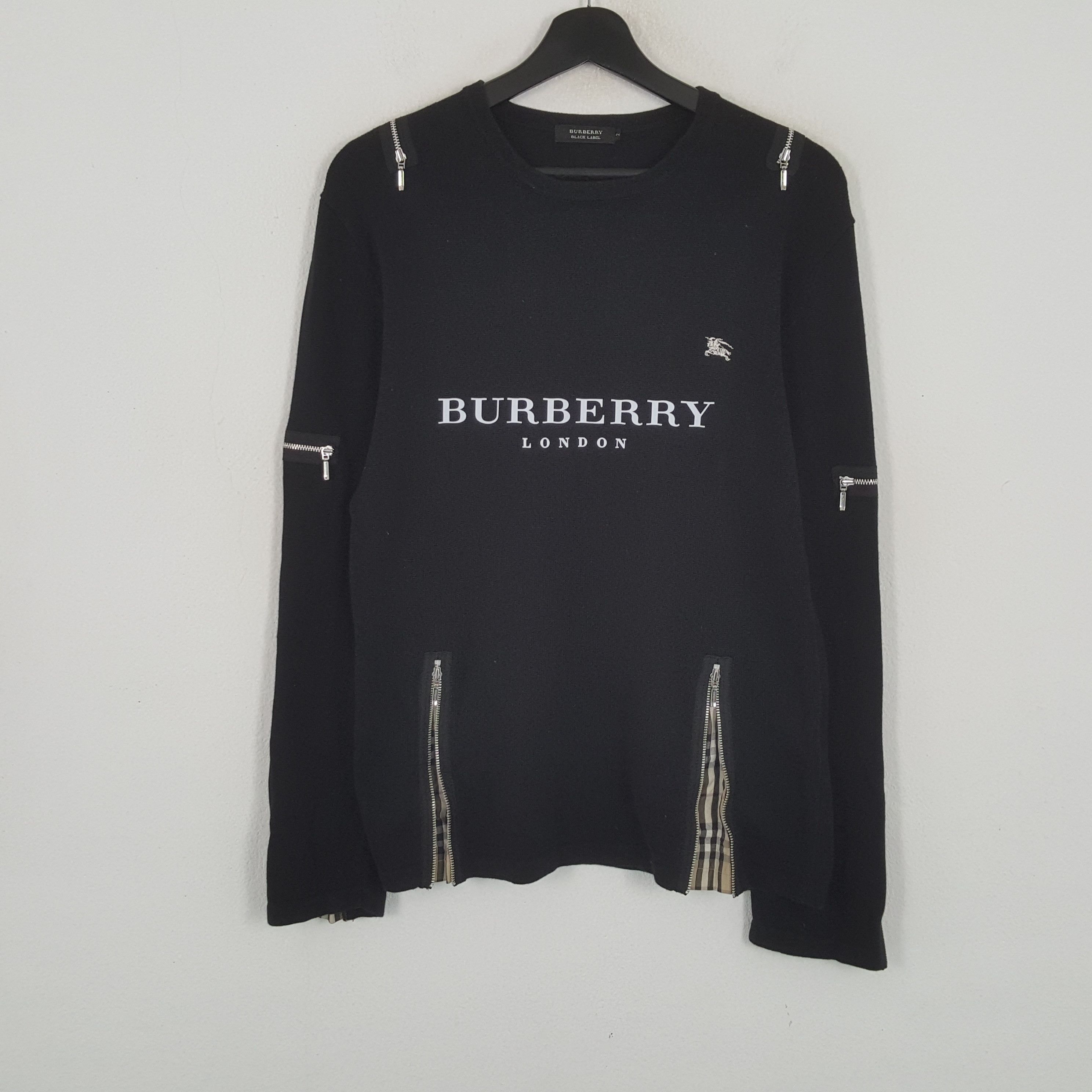 Burberry BURBERRY BLACK LABEL Fashion Brand Custom Art Tshirt Size US M / EU 48-50 / 2 - 1 Thumbnail