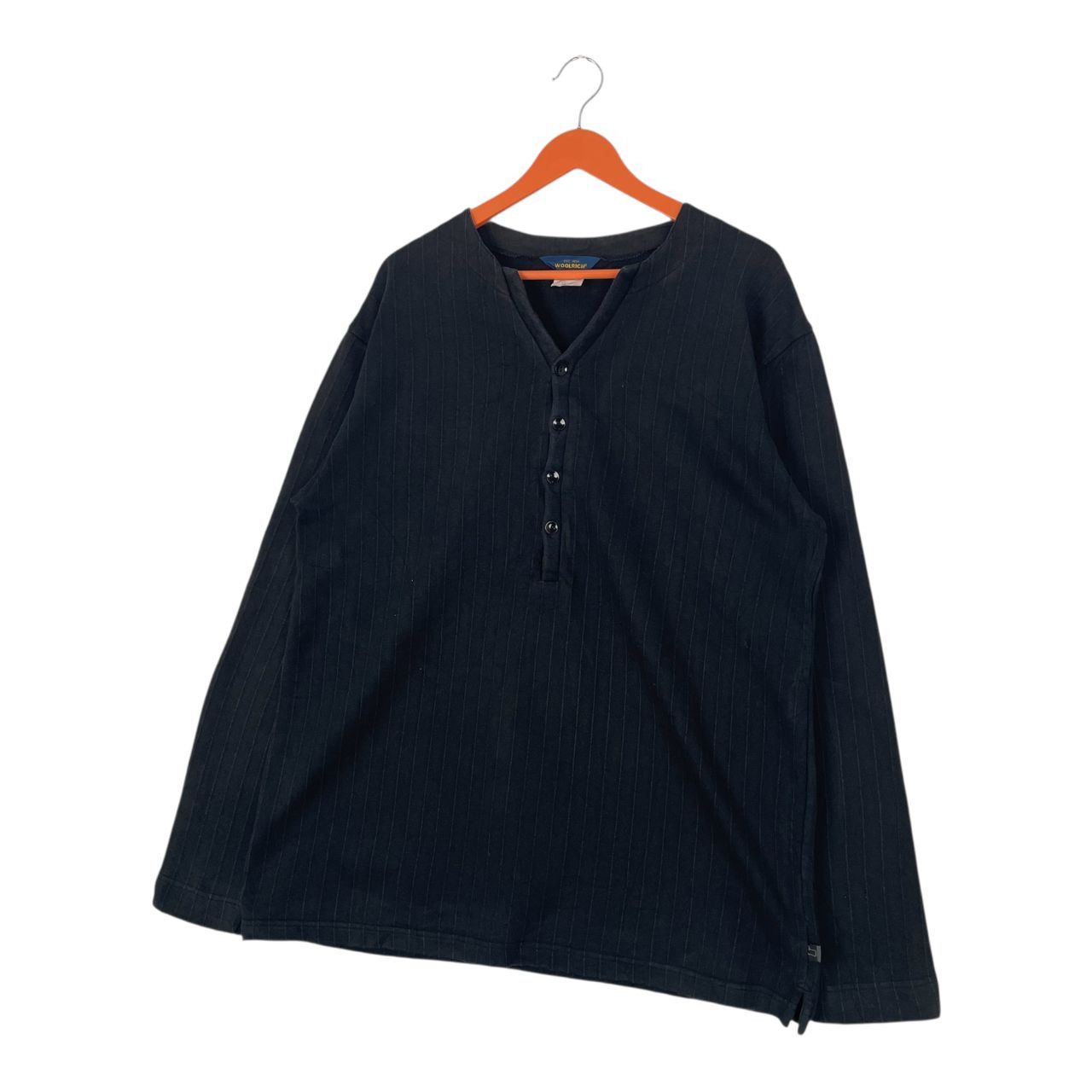 Woolrich Woolen Mills Vintage Woolrich Half Button Pullover Sweatshirt Size US L / EU 52-54 / 3 - 3 Thumbnail