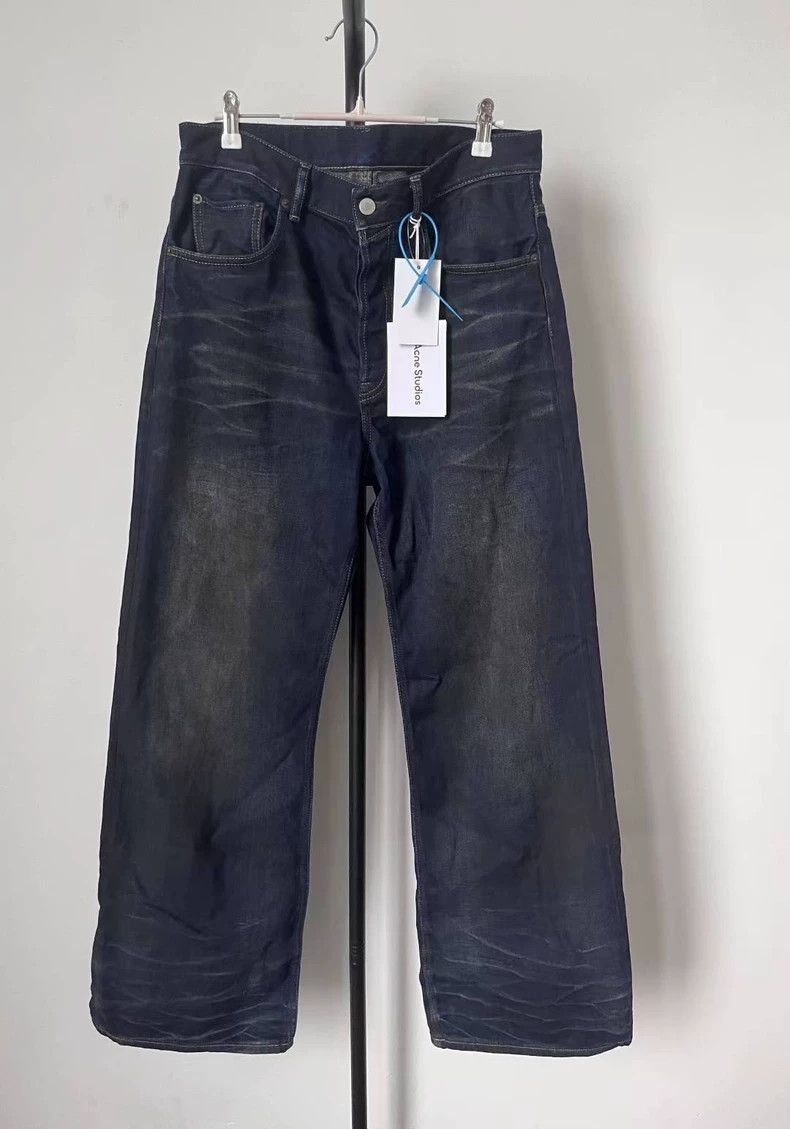 Acne Studios Acne Studios Washed and aged, mud-dyed cat beard denim Size US 30 / EU 46 - 1 Thumbnail