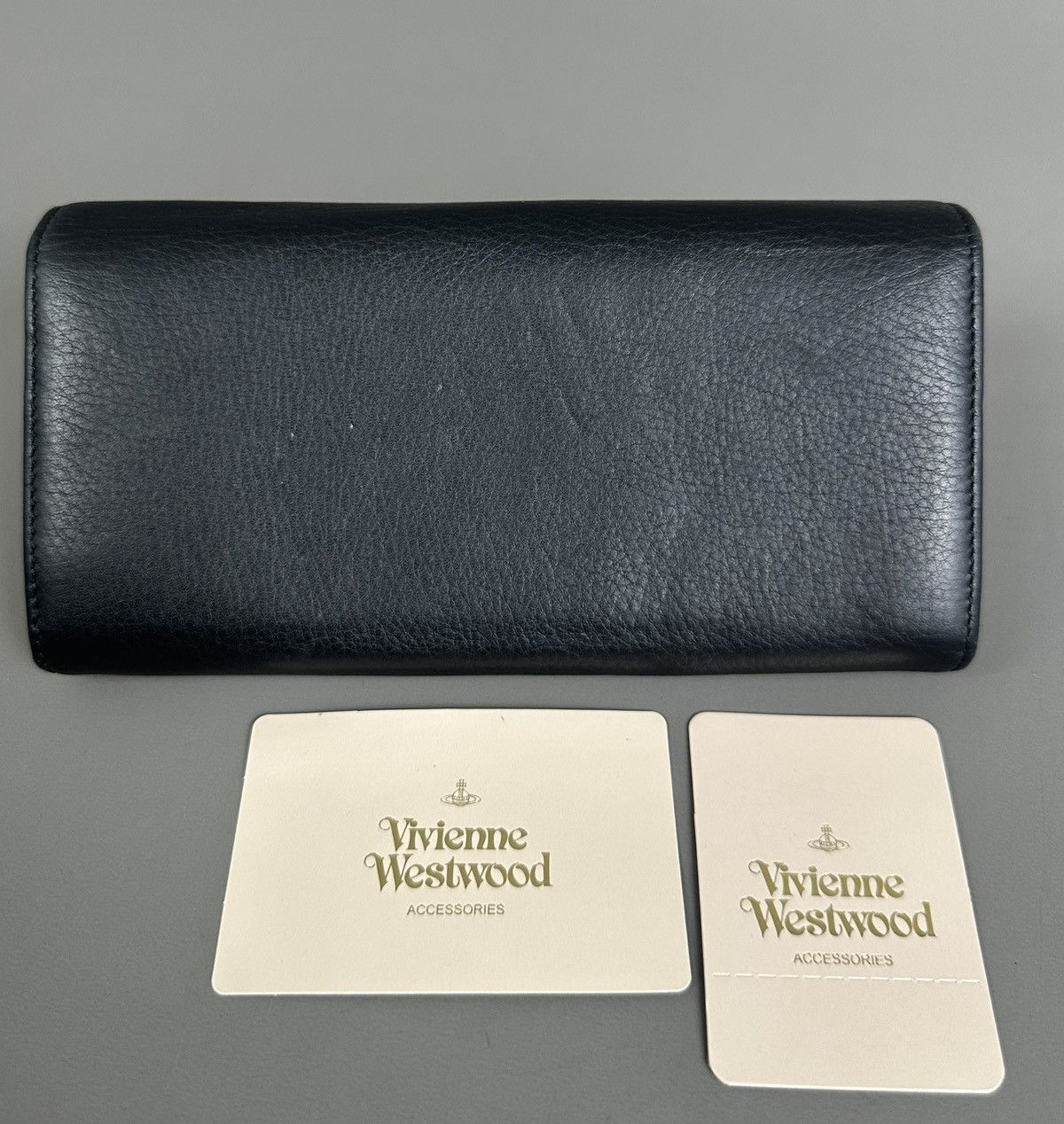 Vivienne Westwood Vivienne Westwood - Orb Logo Leather Spencer Long Wallet Size ONE SIZE - 6 Thumbnail