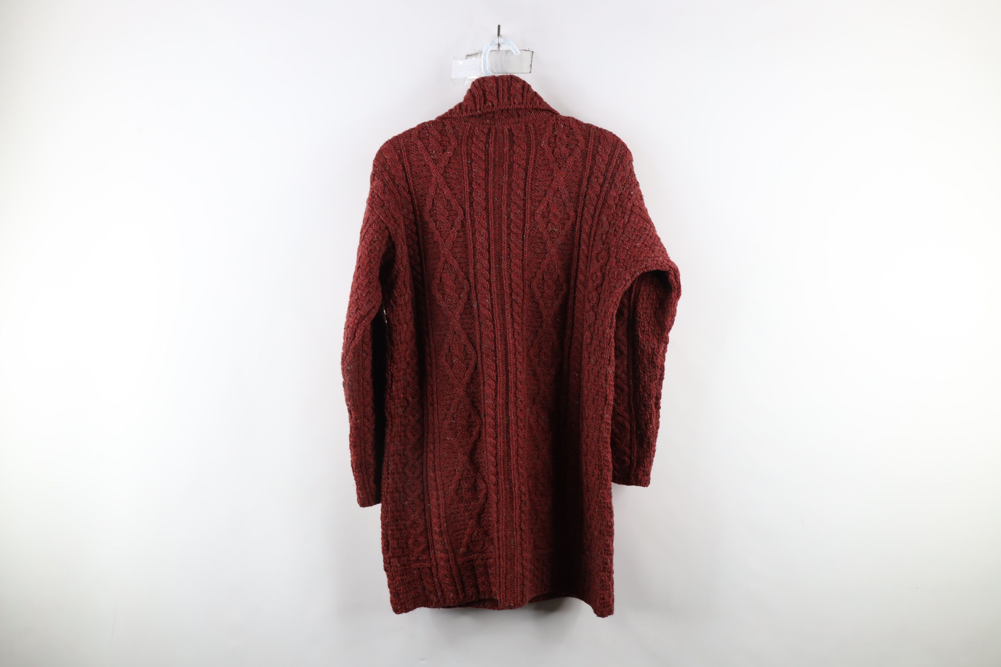 Vintage Vintage 90s Streetwear Fisherman Cable Knit Cardigan Sweater Size M / US 6-8 / IT 42-44 - 6 Thumbnail