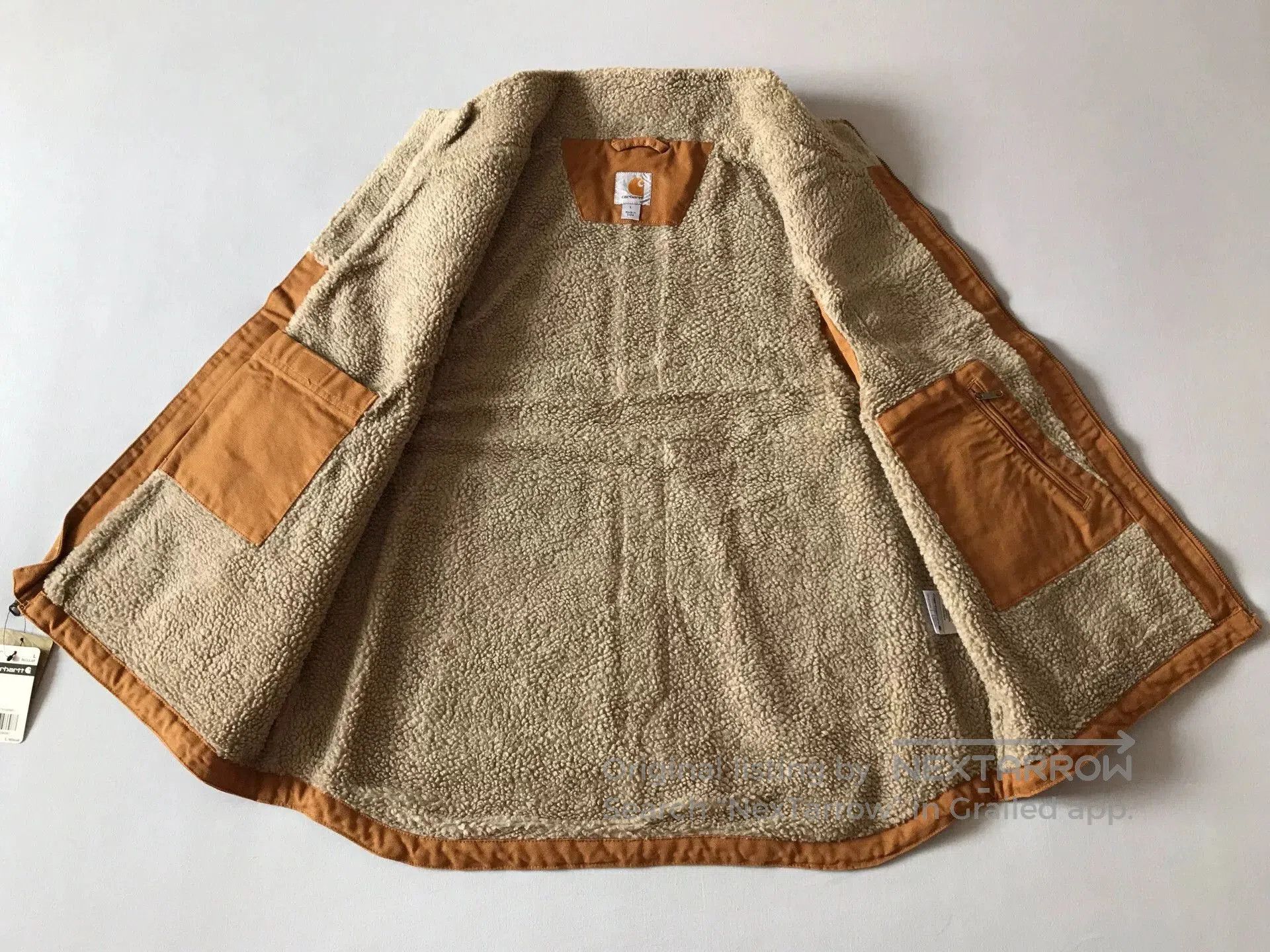 Carhartt Carhartt 104277 Classic Brown Canvas Vest. Size US L / EU 52-54 / 3 - 3 Thumbnail