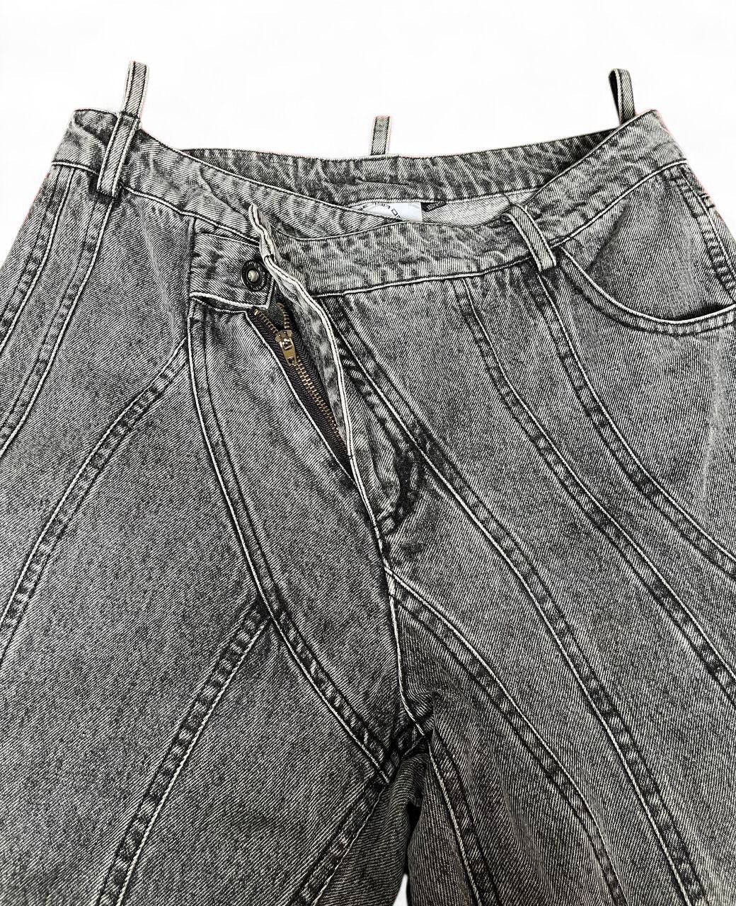JNCO Junye Jeans baggy style reconstrust faded black distressed Size US 28 / EU 44 - 6 Thumbnail
