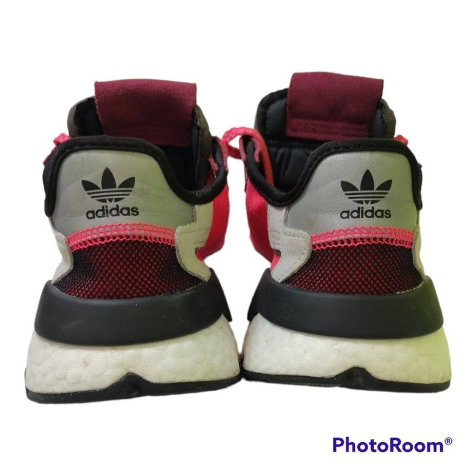 Adidas Adidas Nite Jogger EE6441 Gray Red Lace Up Running women 7 Size US 7 / IT 37 - 5 Thumbnail