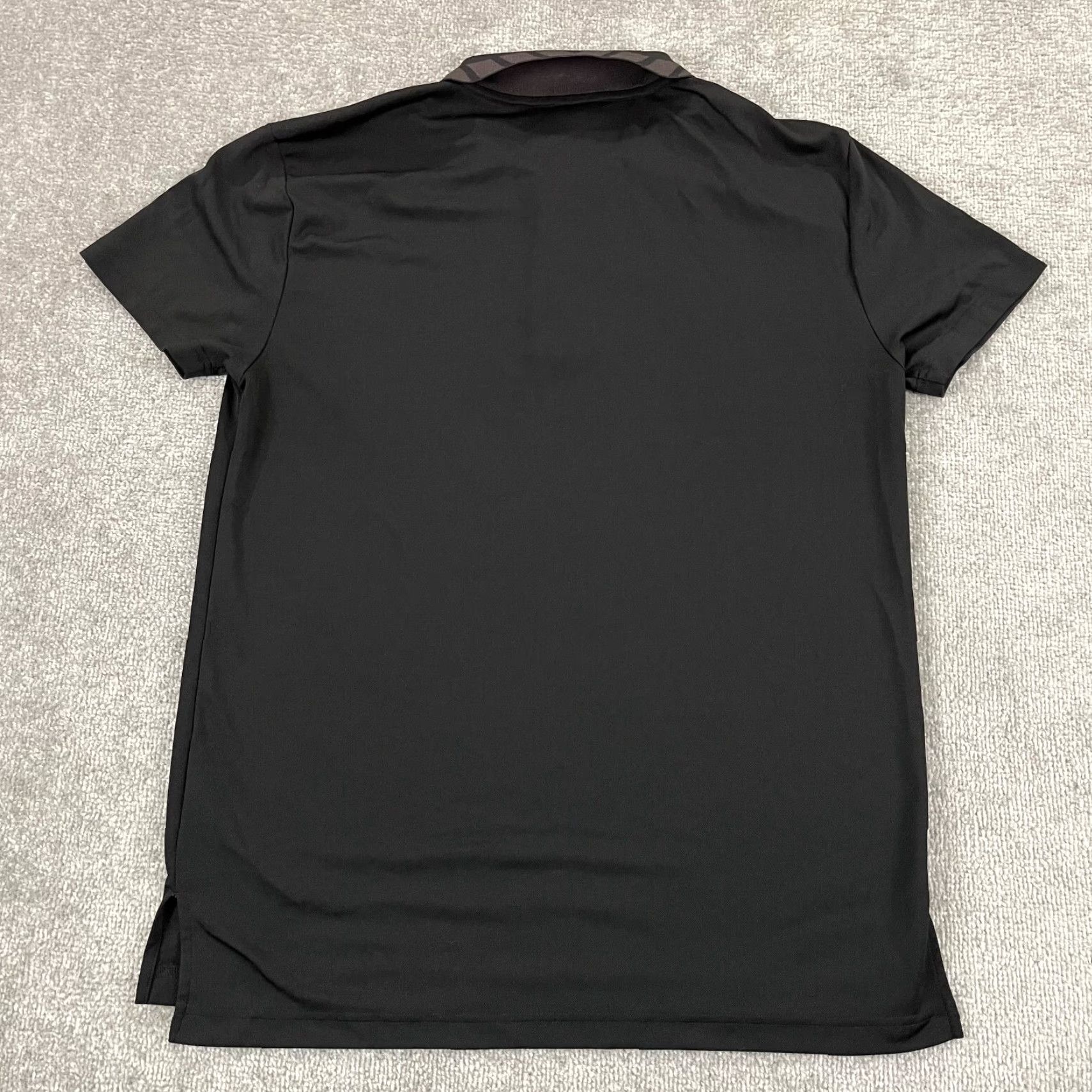 Sergio Tacchini Sergio Tacchini Polo Shirt Mens M Black Performance Snap Collar S/S Shirt Sports Logo Classic Size US M / EU 48-50 / 2 - 7 Thumbnail
