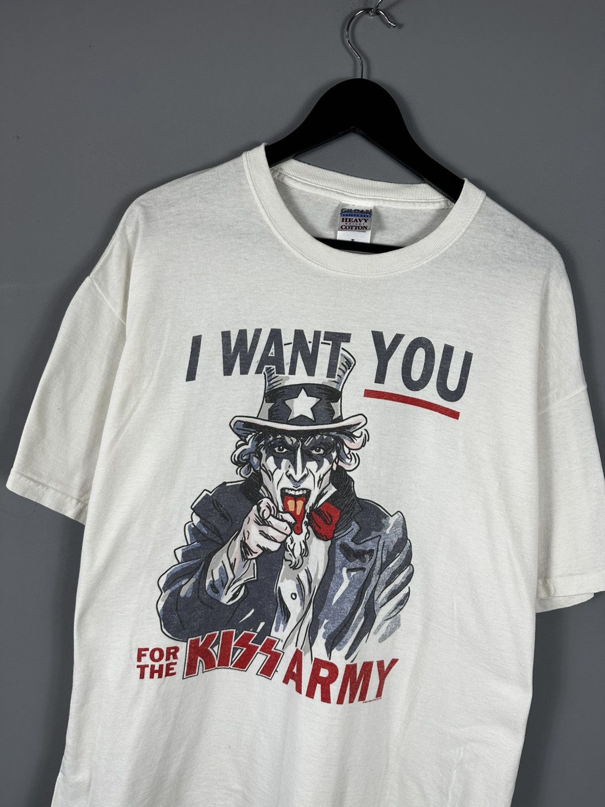 Vintage Vintage Kiss band tee 2007 Uncle Sam alike Size US XL / EU 56 / 4 - 2 Thumbnail