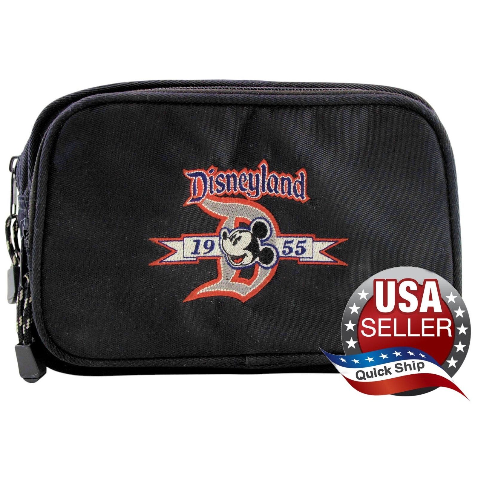 Disney 1955 Disneyland Resort Embroidered Mickey Mouse Waist Bag Size ONE SIZE - 1 Thumbnail