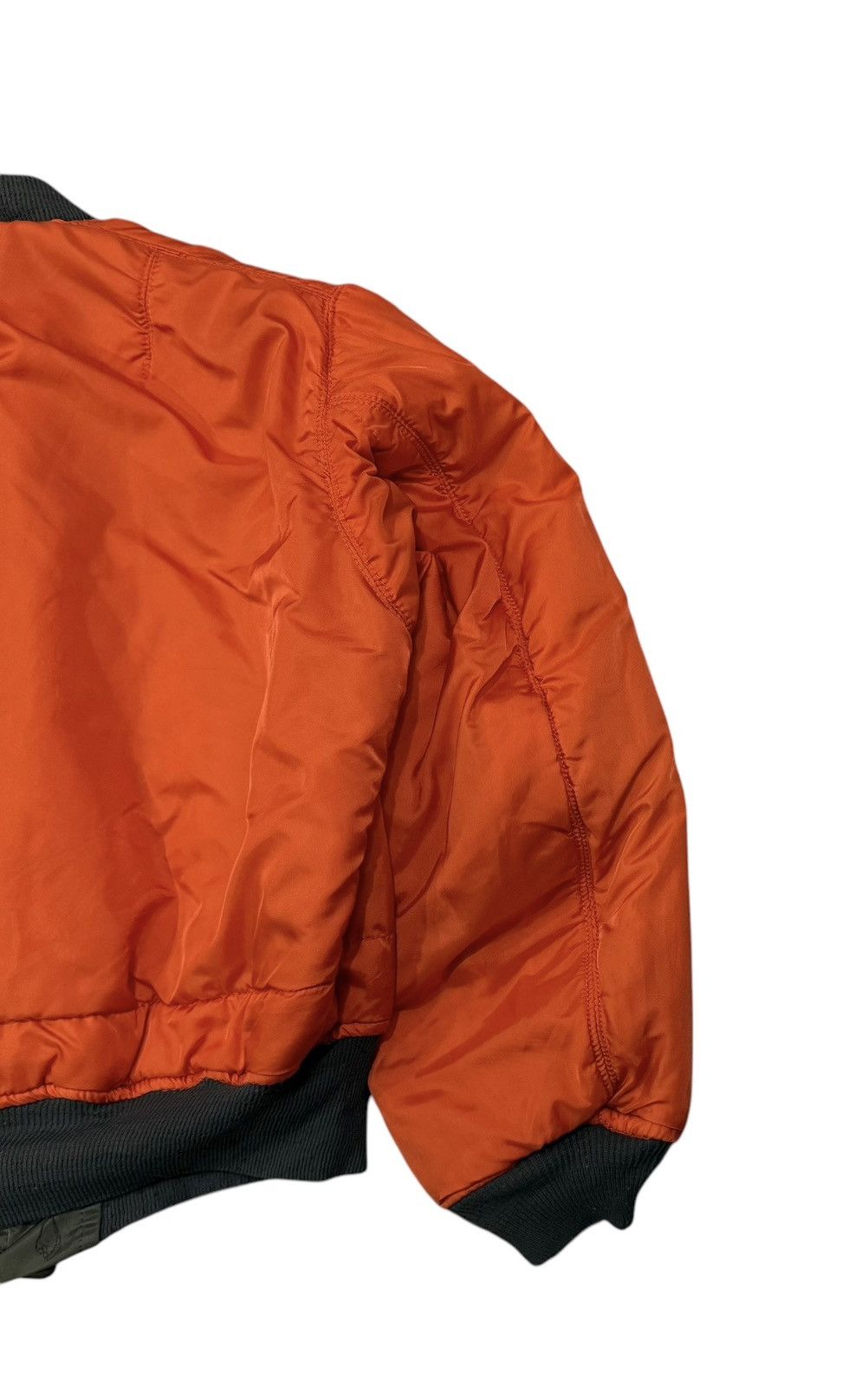 Alpha Industries Vintage Alpha Industries Reversible Bomber Jacket Size US XL / EU 56 / 4 - 16 Thumbnail