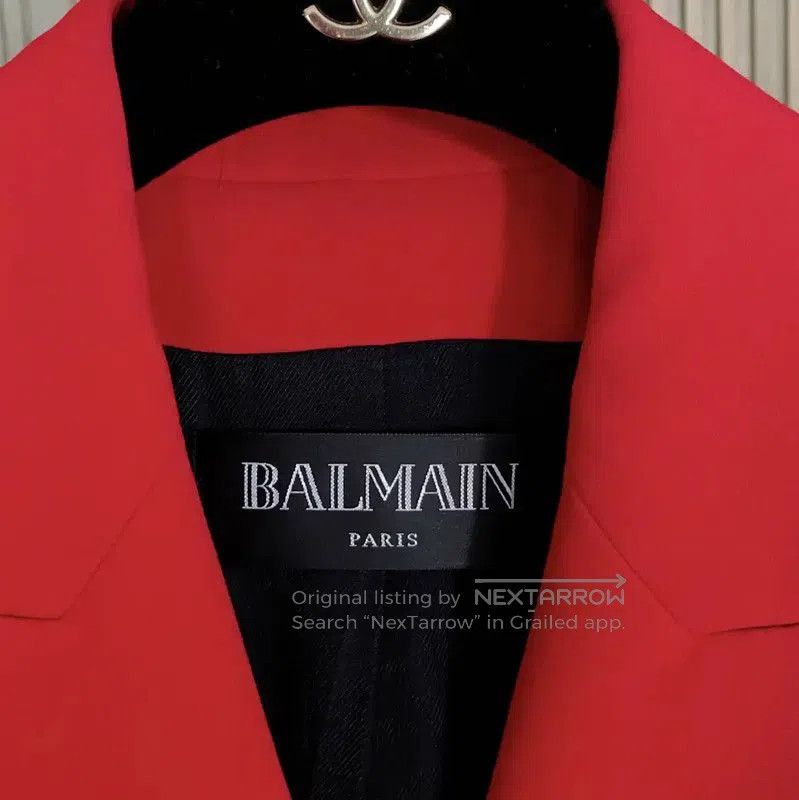 Balmain Balmain Red Wool Women's Blazer . Size S / US 4 / IT 40 - 8 Thumbnail