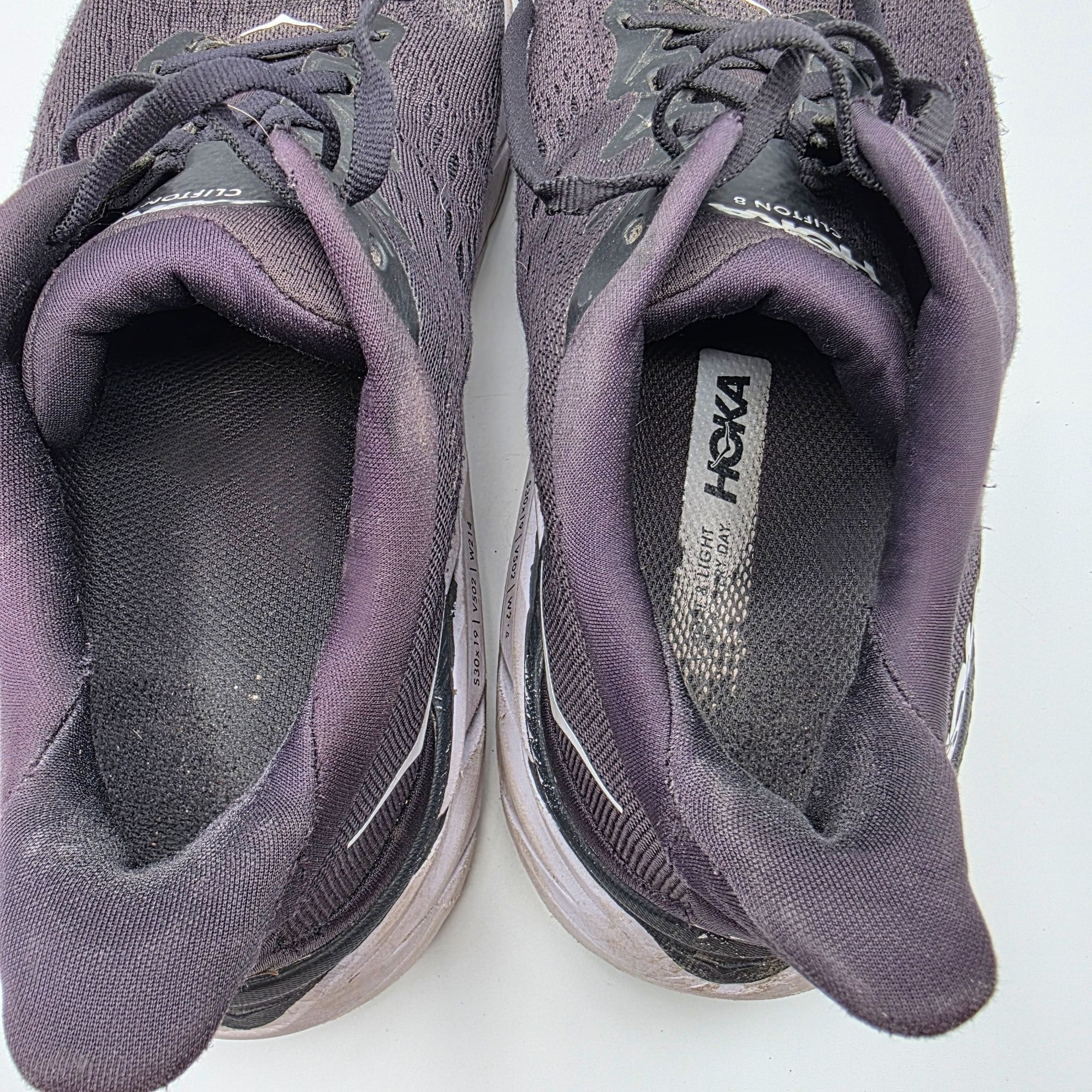 Hoka Hoka One One Clifton 8 Womens 9 B Black Athletic Shoes Runni Size US 9 / IT 39 - 7 Thumbnail