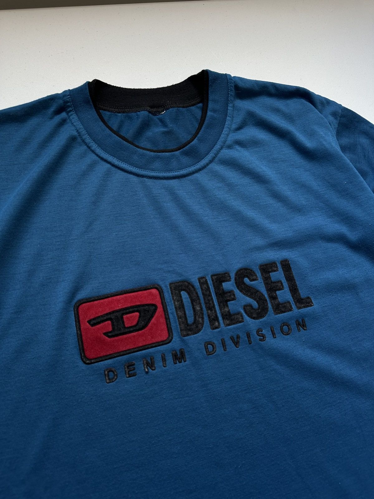 Diesel Vintage Y2k Diesel Denim Division Tee Oversized Size US M / EU 48-50 / 2 - 6 Thumbnail