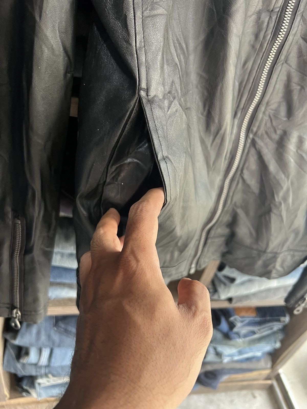 In The Attic 🔥In The Attic Synthetic Leather Jacket Size US S / EU 44-46 / 1 - 8 Thumbnail
