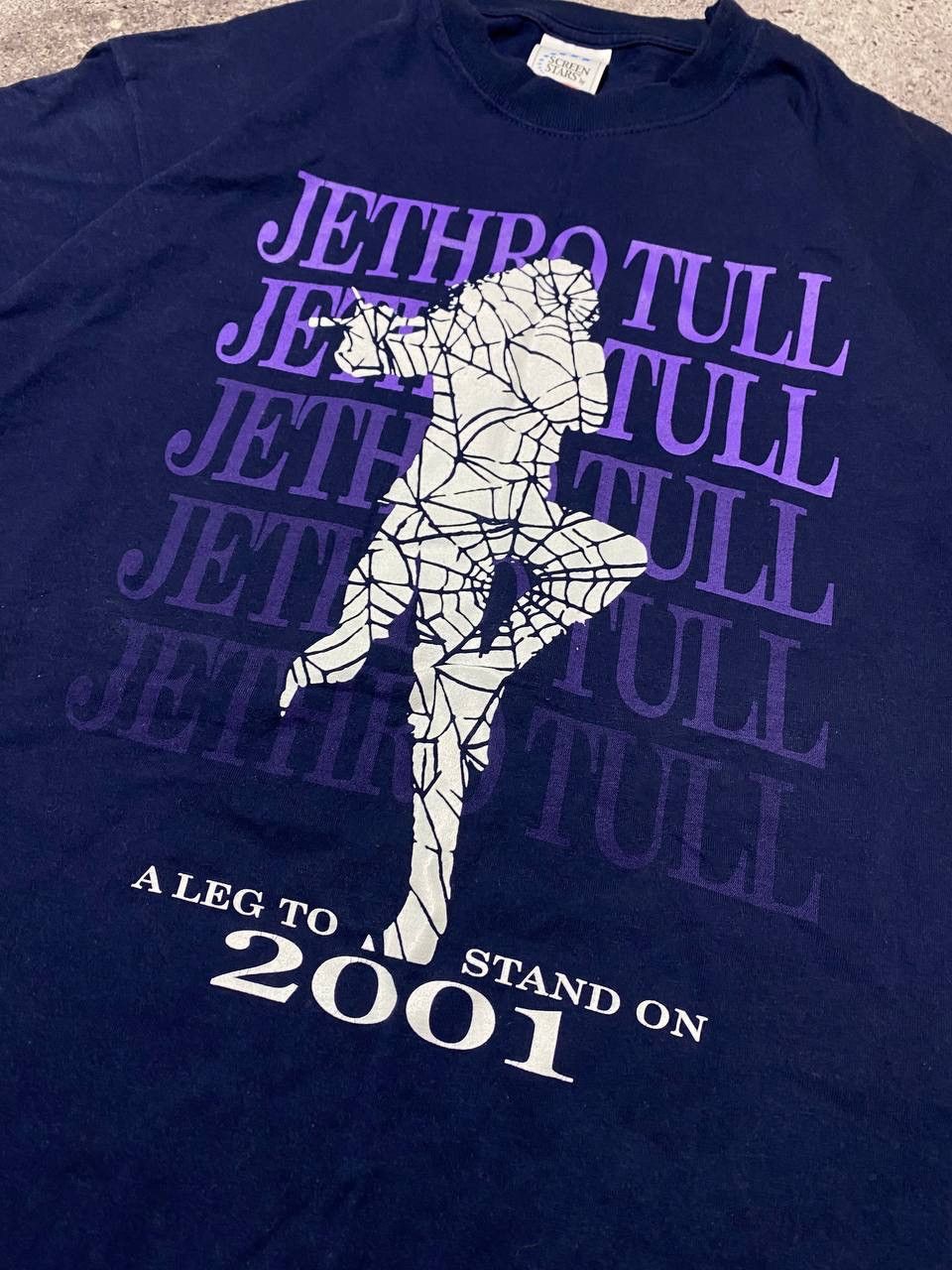 Band Tees × Vintage RARE Jethro Tull 2001 WORLD TOUR Screen Stars T-Shirt Size US L / EU 52-54 / 3 - 8 Thumbnail