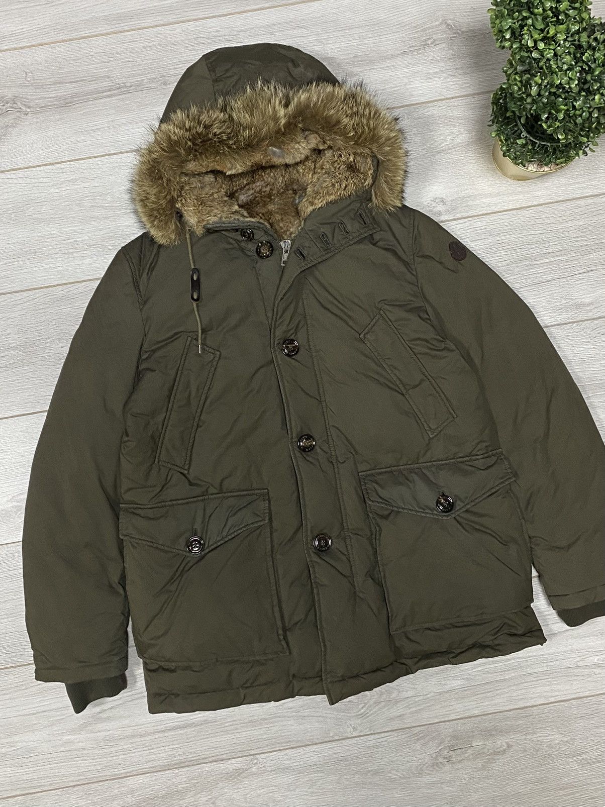 Moncler Moncler Chateaubriant rabbit fur coyote down puffer jacket Size US L / EU 52-54 / 3 - 20 Thumbnail