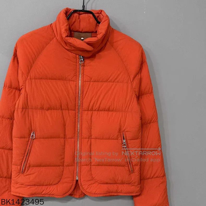 Hermes Hermes Classic Hermes orange down jacket Size L / US 10 / IT 46 - 2 Thumbnail