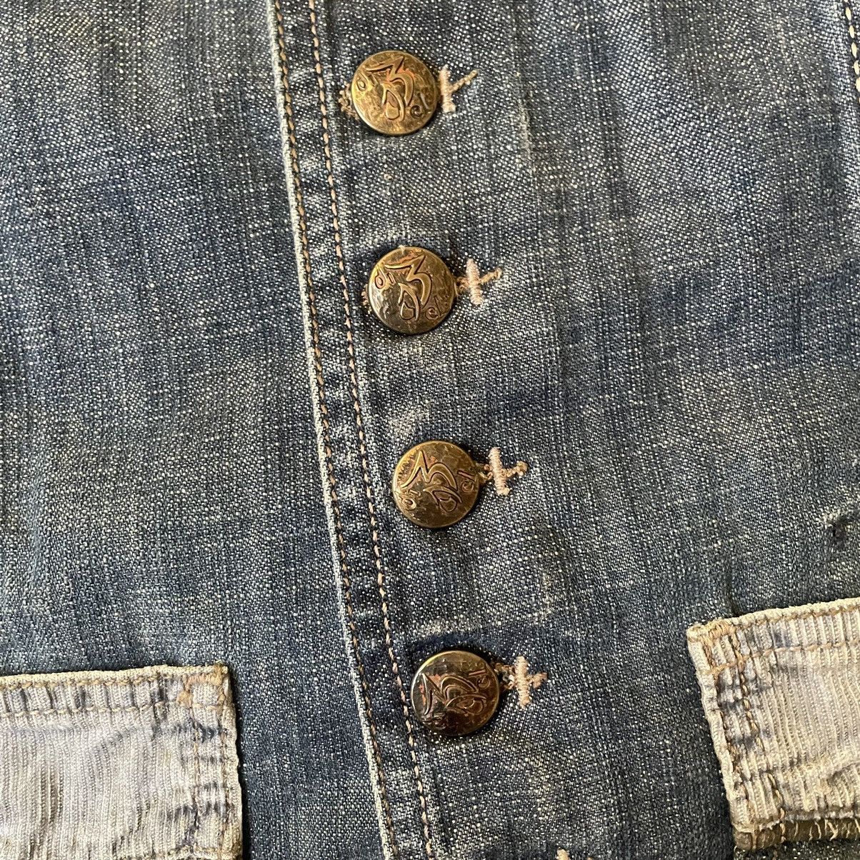 Diesel × Diesel Black Gold × Vintage Very Vintage 90s Diesel Uzbekistan Rally Denim Vest Size US S / EU 44-46 / 1 - 5 Thumbnail