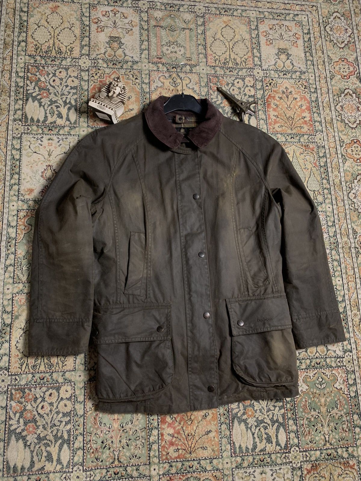 Barbour × Vintage Vintage Barbour Waxed jacket England Size US S / EU 44-46 / 1 - 7 Thumbnail