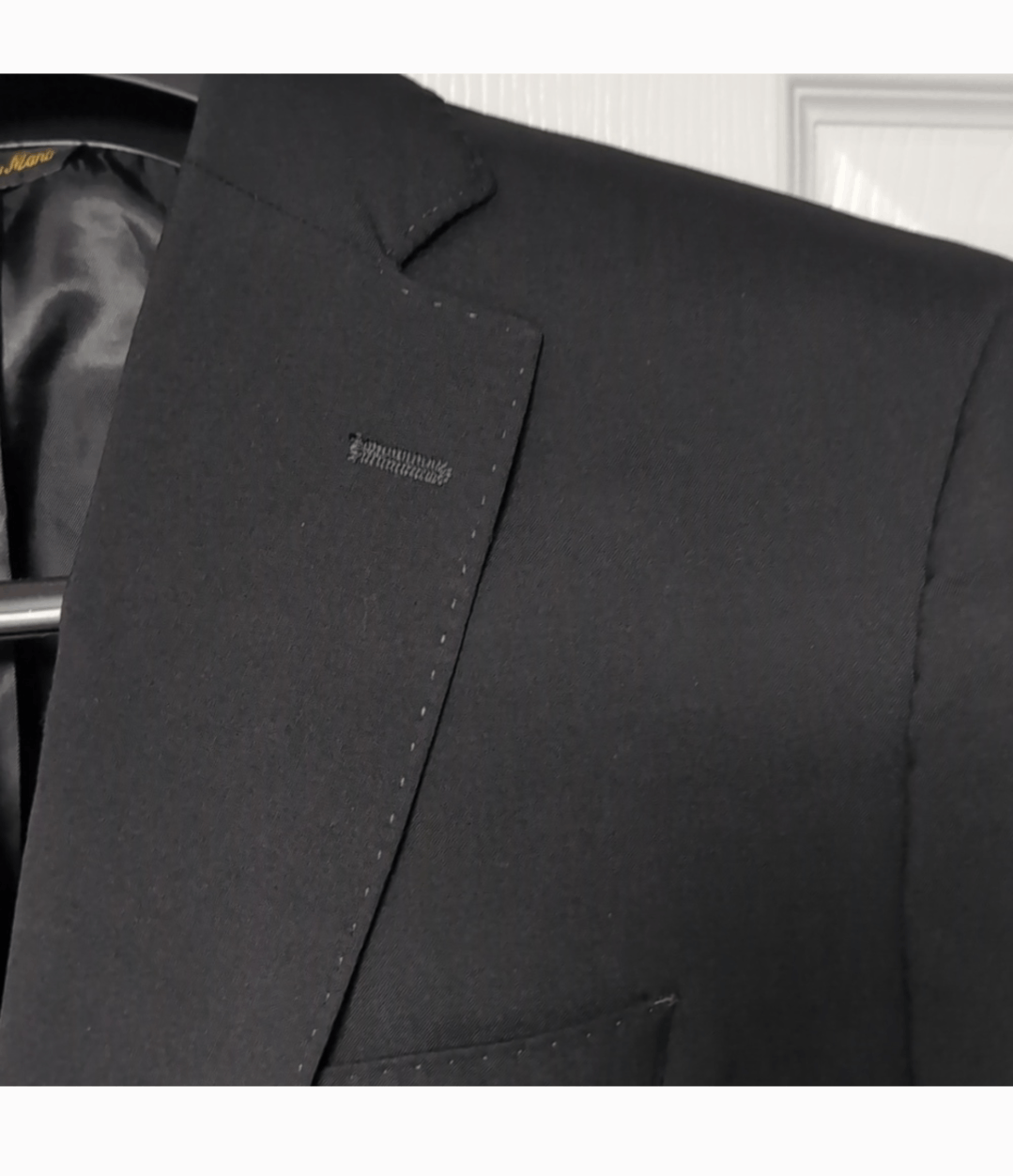 Enrico Coveri Enrico Coveri Black Single Breasted Blazer Size 46R - 5 Thumbnail