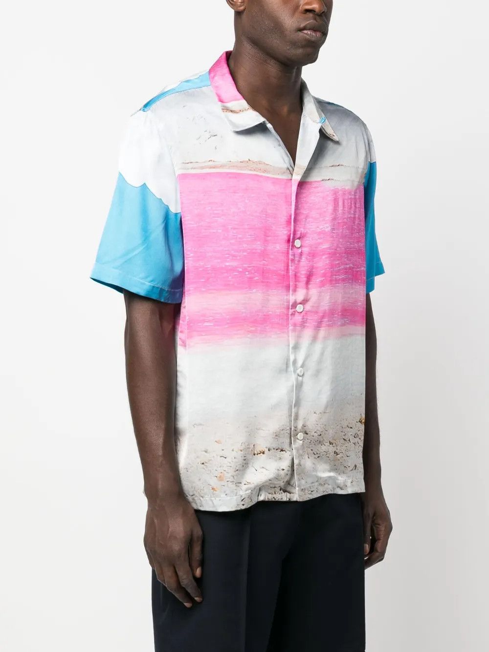 Other Men’s Abstract-Pattern Short-Sleeve Shirt Size US M / EU 48-50 / 2 - 1 Thumbnail
