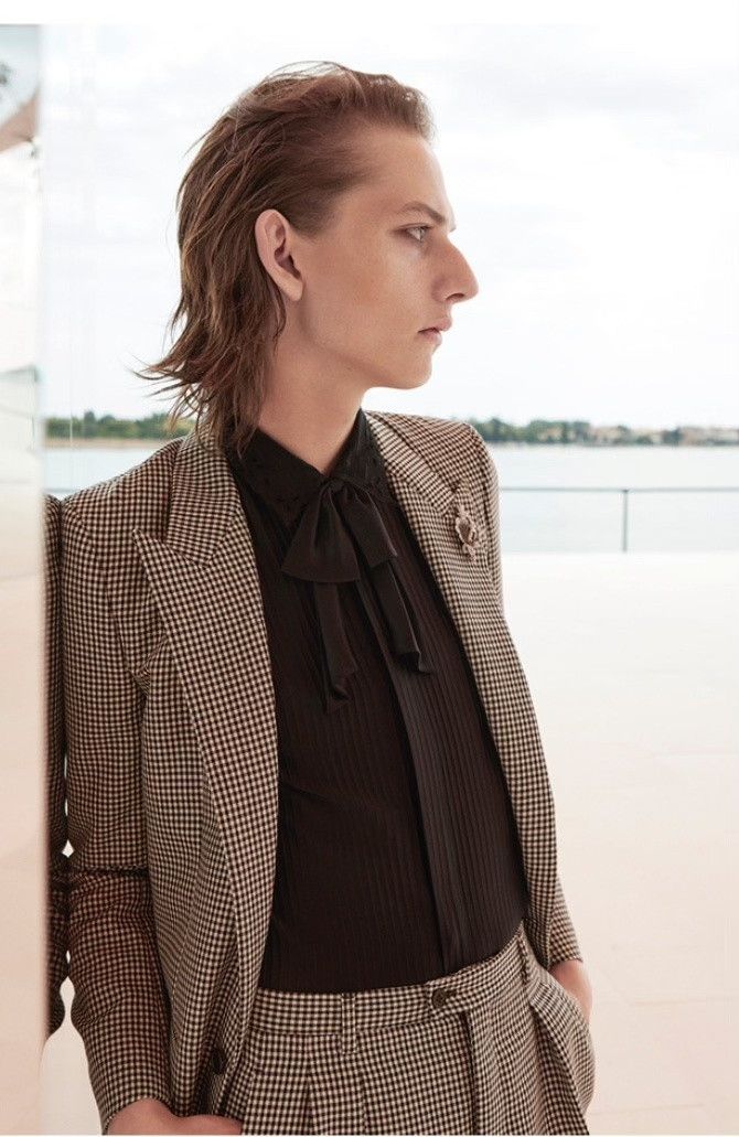 Saint Laurent Paris Saint Laurent Houndstooth Blazer Size US M / EU 48-50 / 2 - 1 Thumbnail