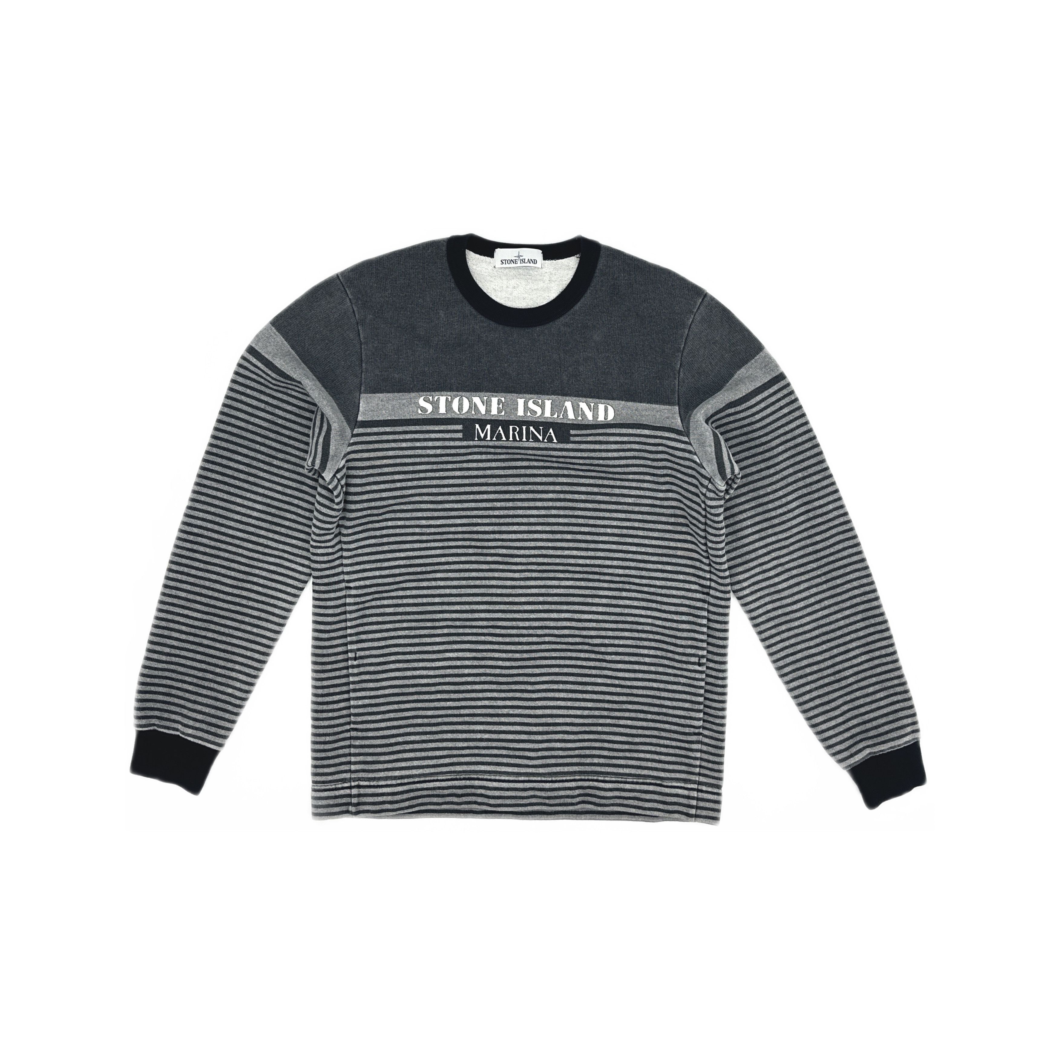 Stone Island Stone Island Marina Striped Sweatshirt Size M Size US M / EU 48-50 / 2 - 1 Thumbnail