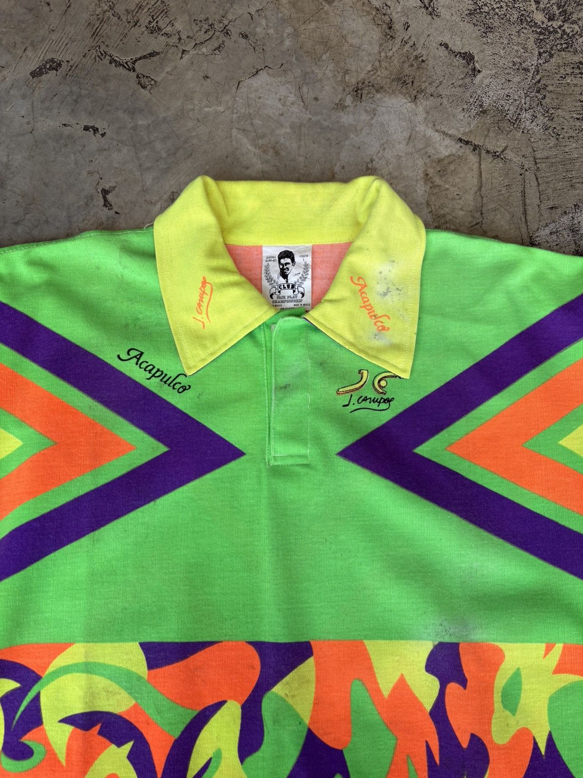 Other Jorge Campos jersey 94’ vintage Size US L / EU 52-54 / 3 - 3 Thumbnail