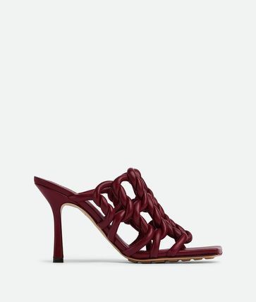 Bottega Veneta Stretch Twist Mule in burgundy