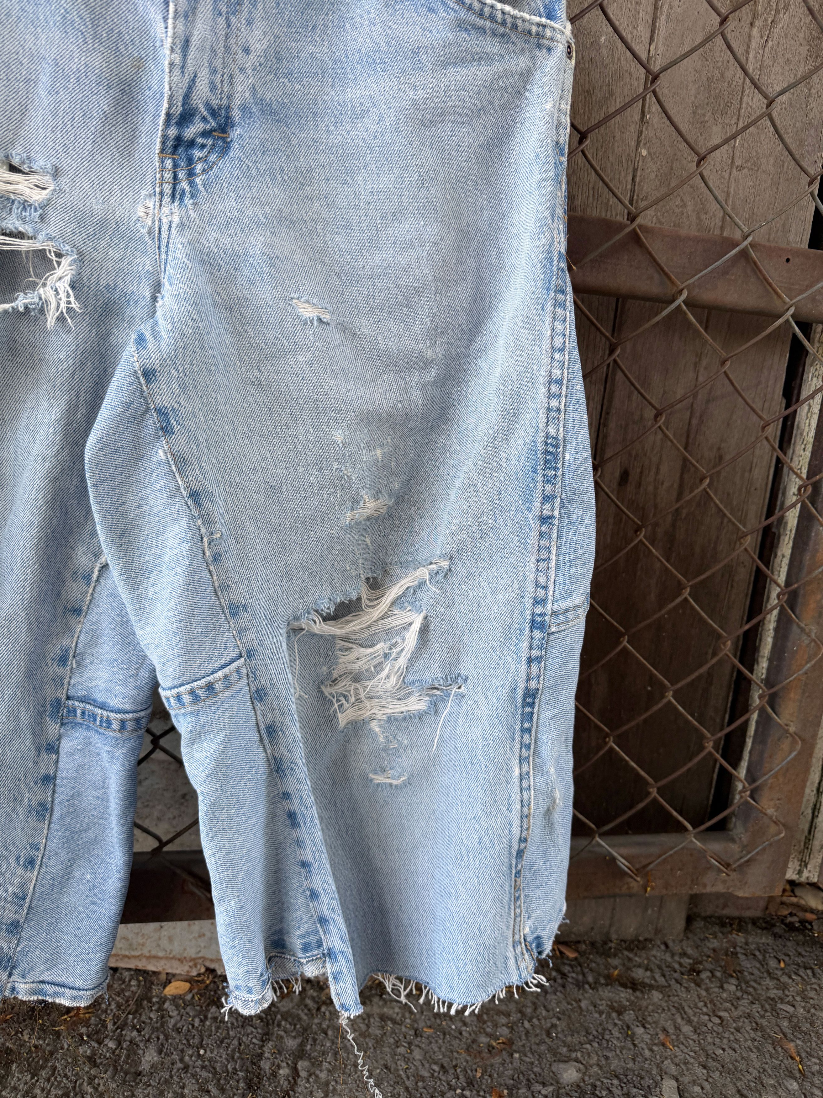 Dickies Vintage DICKIES Thrashed 3/4 Carpenter Size US 31 - 9 Thumbnail