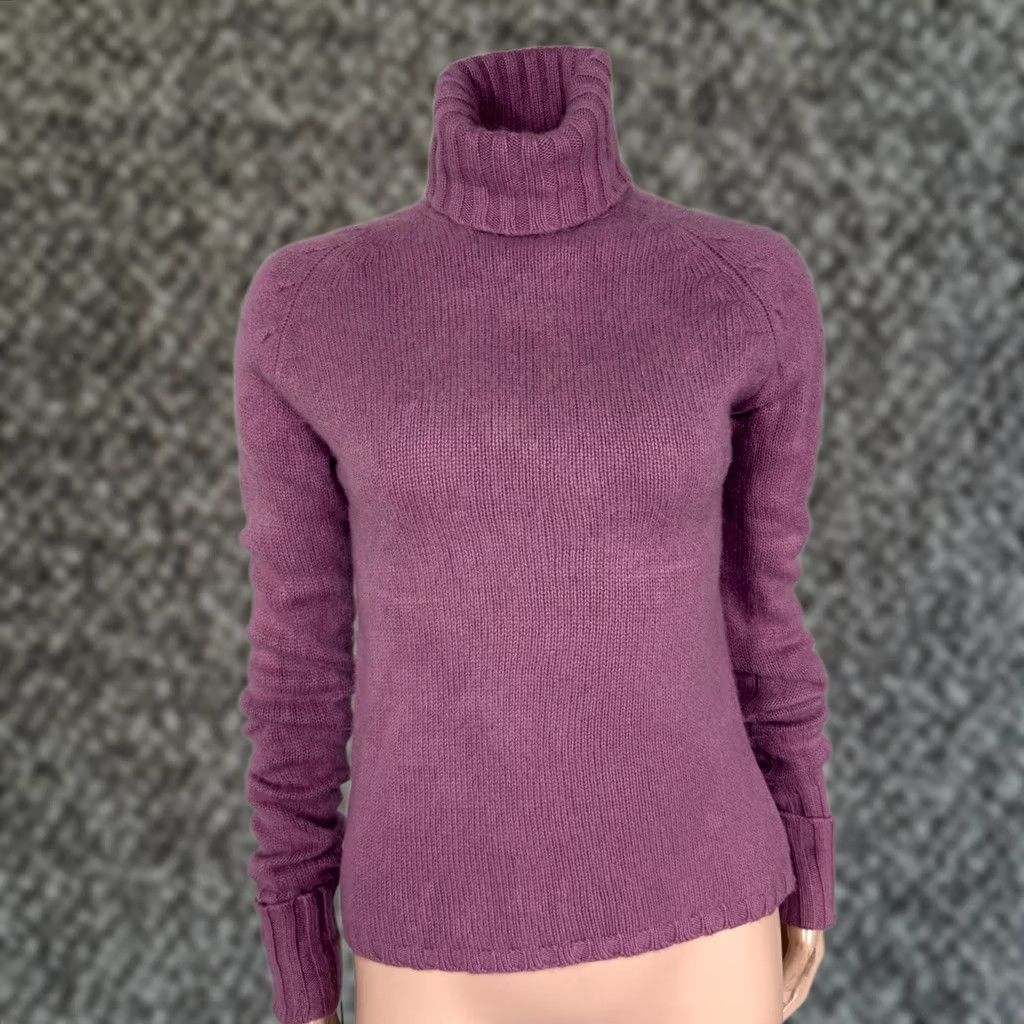 Banana Republic Vintage Banana Republic Womens Sweater S Turtleneck 100% Cashmere L/S TT14 Size S / US 4 / IT 40 - 1 Thumbnail