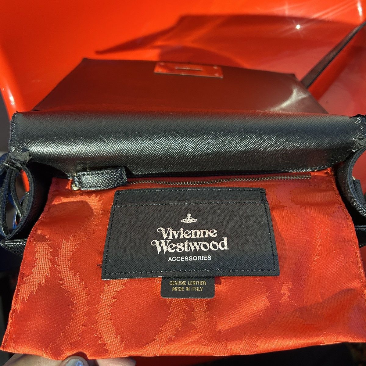 Vivienne Westwood Vivienne Westwood Opio Saffiano Leather Size ONE SIZE - 11 Thumbnail