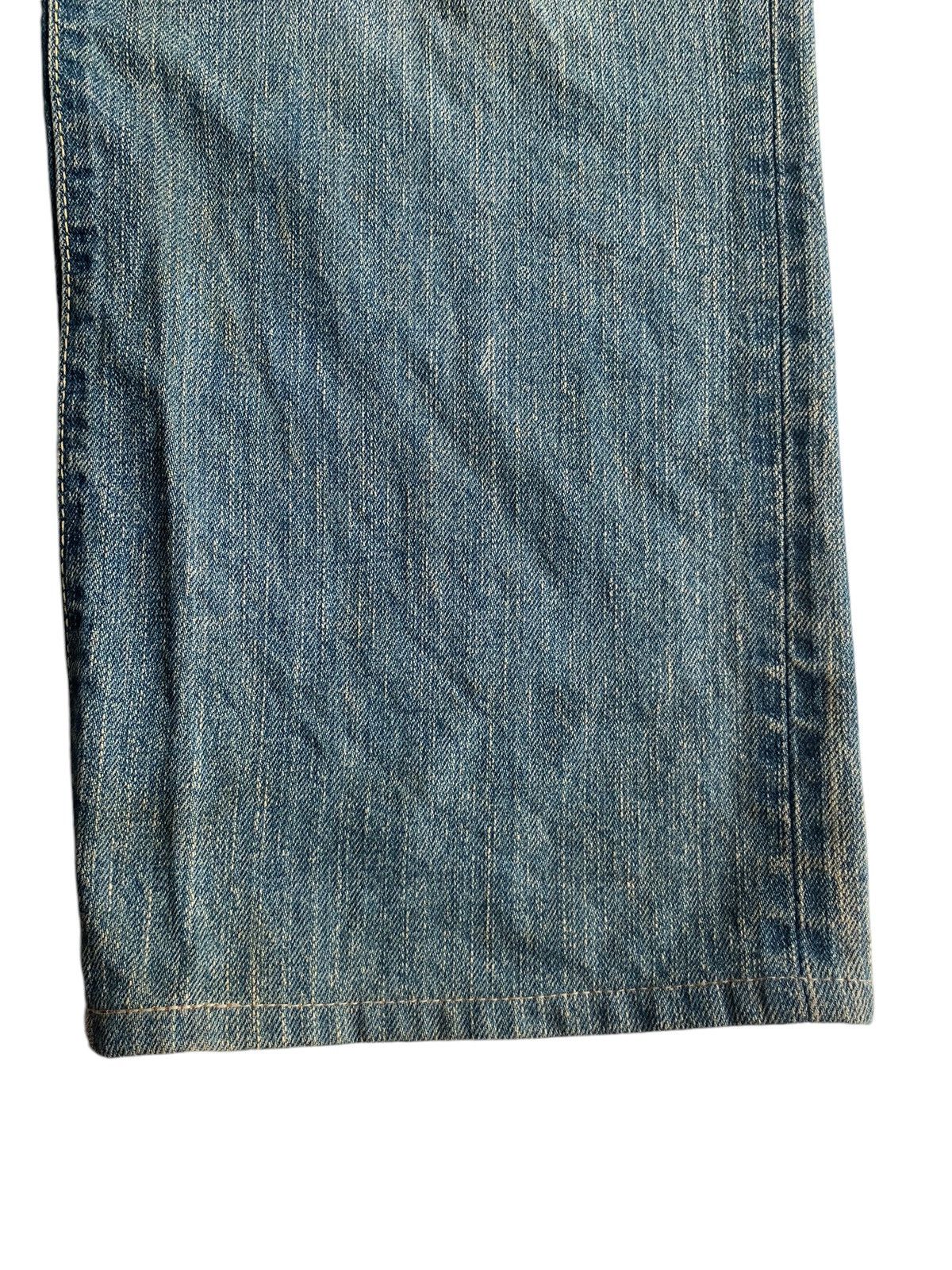 Edwin EDWIN 505Z JAPANESE FADED & RUSTY SELVEDGE DISTRESSED DENIM Size US 34 / EU 50 - 20 Thumbnail
