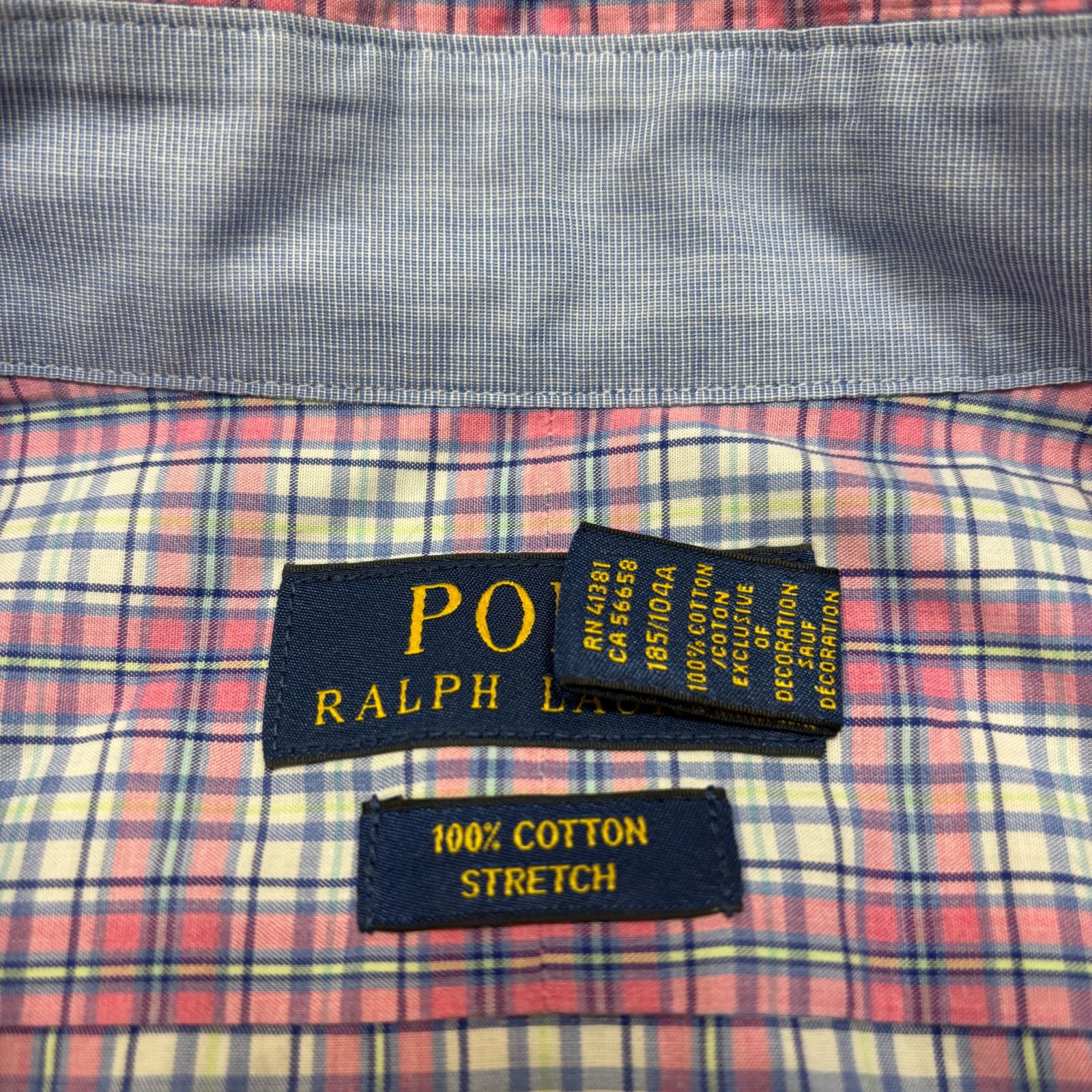 Polo Ralph Lauren Polo Ralph Lauren Plaid Button Down Shirt Men's XL Stretch Size US XL / EU 56 / 4 - 7 Thumbnail