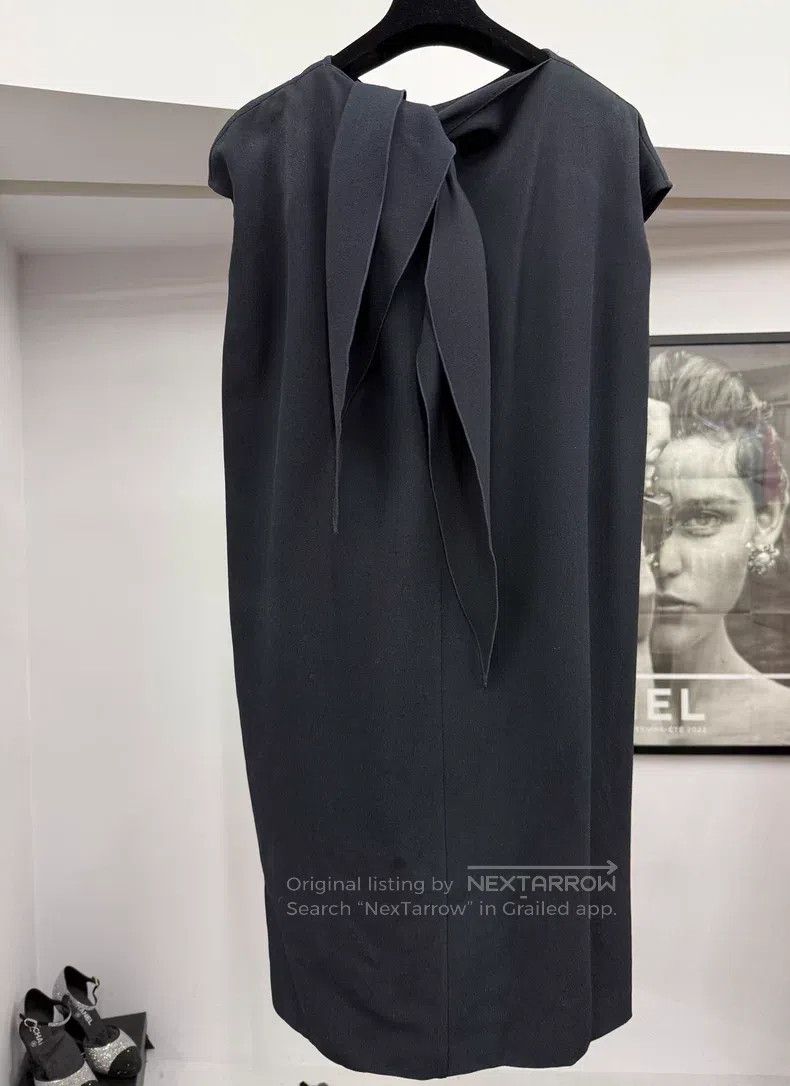 Hermes Hermes Black back-tie sleeveless dress Size XXS / US 00 / IT 34 - 2 Thumbnail