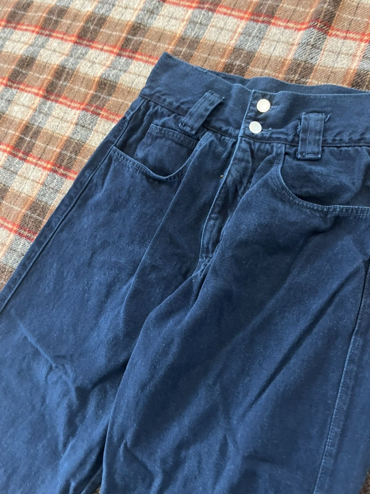 Other Vintage 80’s Made in USA Wave Navy High waisted Mom jeans Size 27" / US 4 / IT 40 - 3 Thumbnail