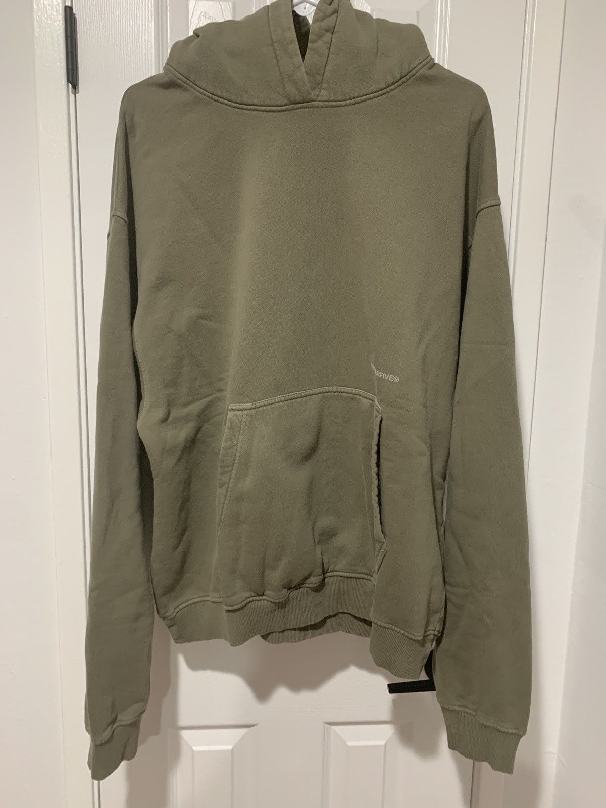 image of Five Four Fivefourfive Faded Green Hoodie Size Xl, Men's