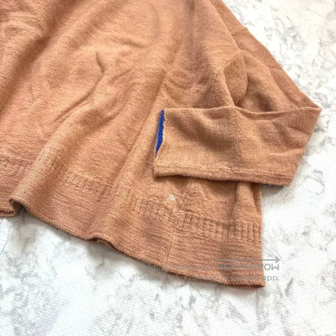 45rpm Brown Wool Cashmere Turtleneck Sweater. Size XS / US 0-2 / IT 36-38 - 7 Thumbnail