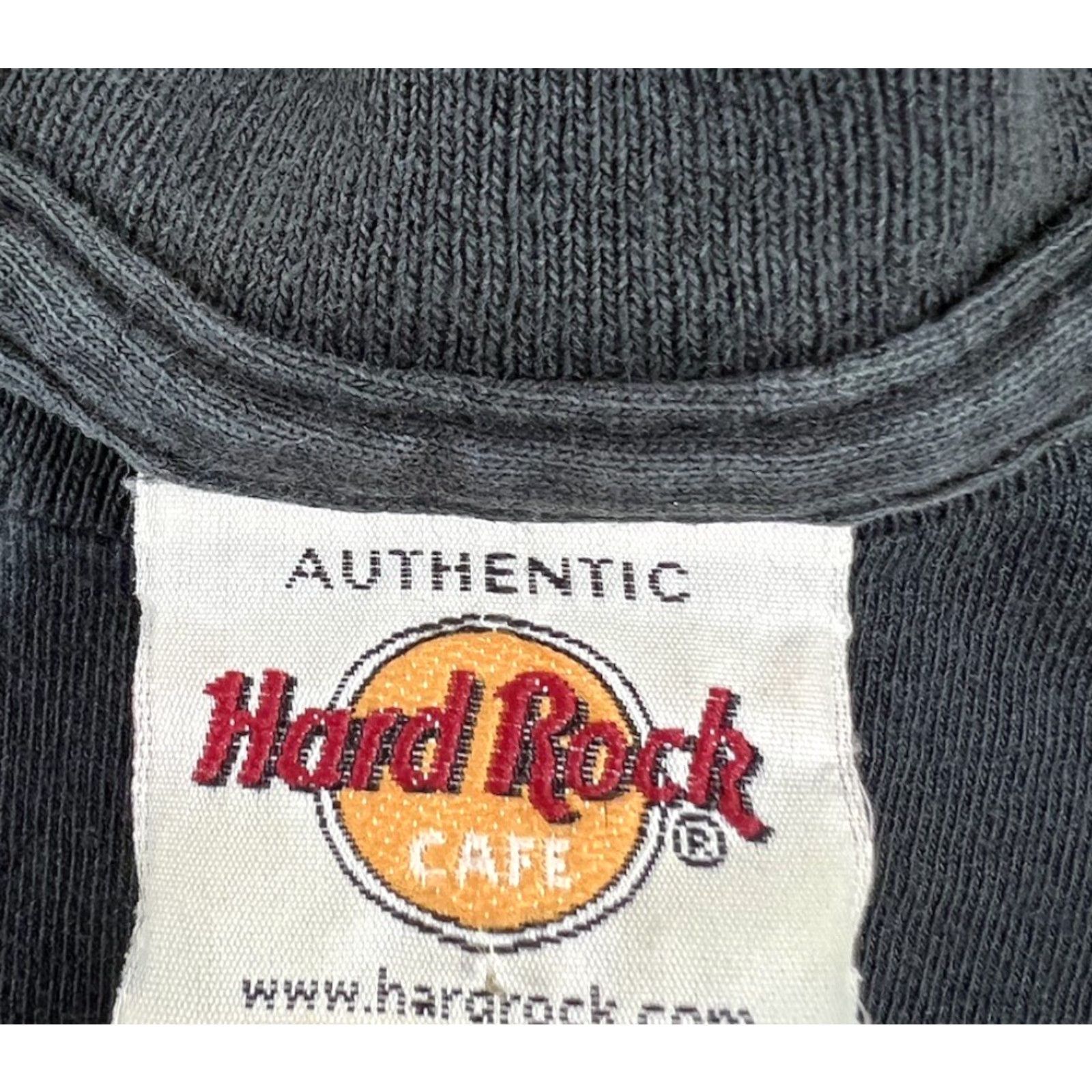 Hard Rock Cafe VINTAGE Hard Rock Cafe T-Shirt Black Short Sleeve Size S Men Rock 90s Music Santo Domingo Black T Shirt Mens Size US S / EU 44-46 / 1 - 5 Thumbnail