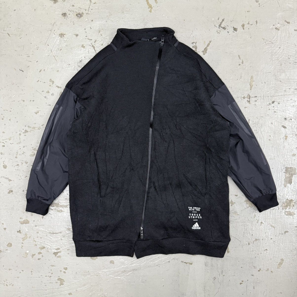 14th Addiction Adidas Asymmetrical Mid Length Widhybrid Jacket Size US L / EU 52-54 / 3 - 1 Thumbnail
