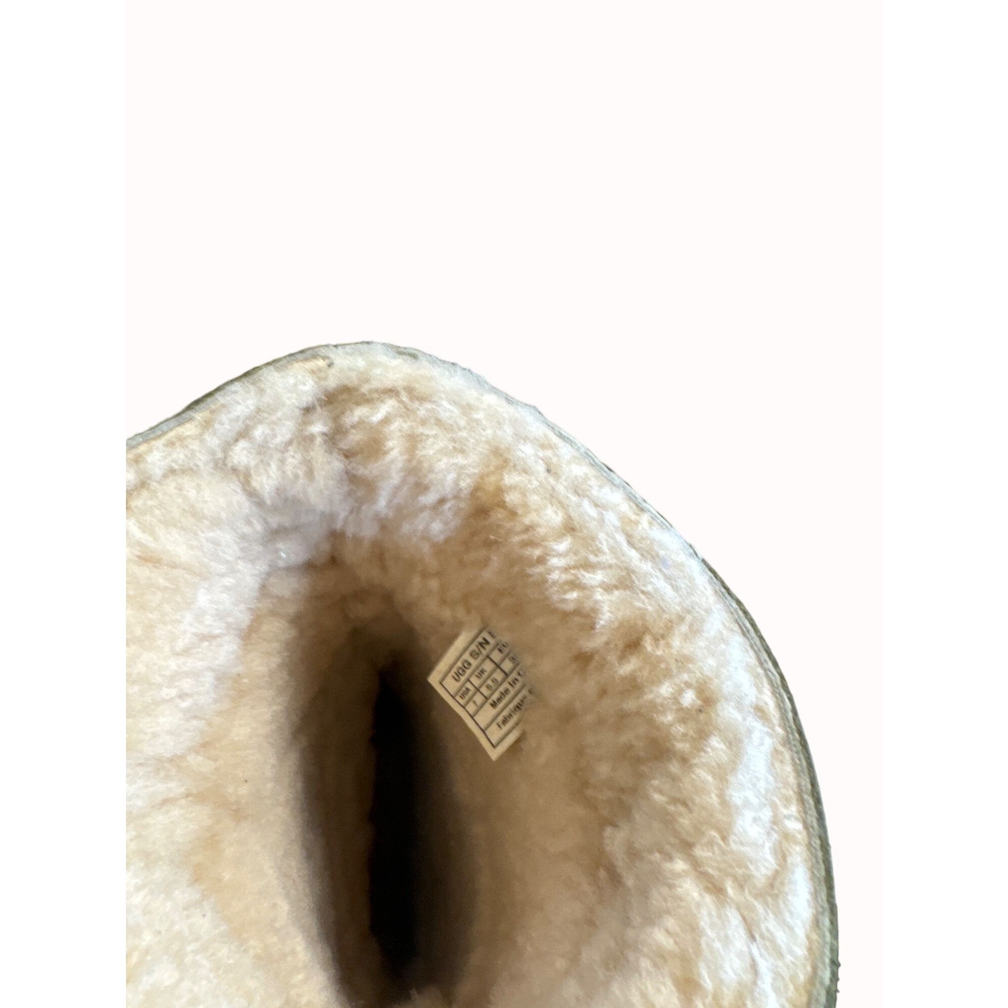 Ugg UGG Australia women’s brown fur lined leather boots size 7 S Size US 7 / IT 37 - 8 Thumbnail