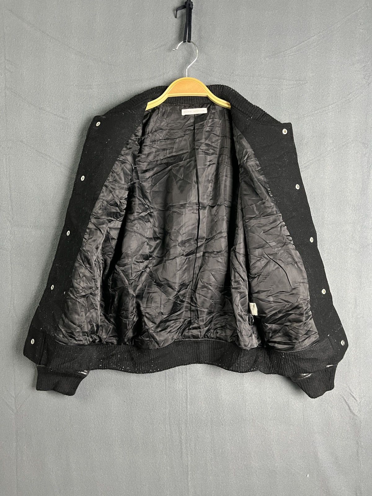 Genuine Leather × Japanese Brand Supp. Wool Leather Varsity Jacket Size S / US 4 / IT 40 - 7 Thumbnail